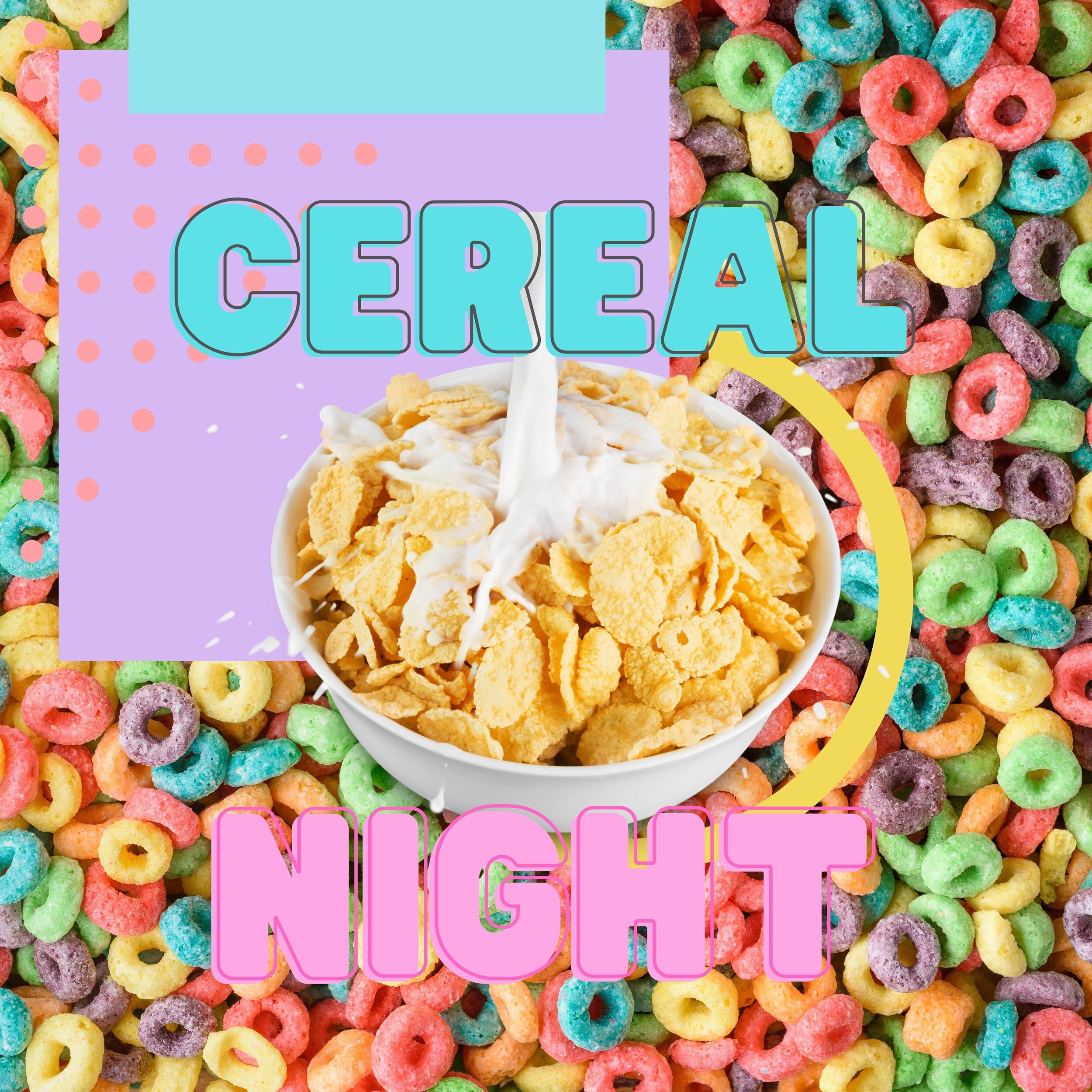 TONIGHT!!! 🥣

We wanna know, what is the 🐐 cereal? Let us know below! 👇