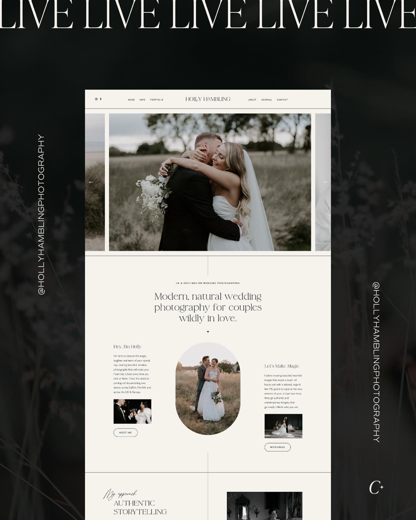 🎉 Huge congratulations to the lovely @hollyhamblingphotography on the launch of her beautiful new website! 🥳

I had an absolute blast working with Holly, a talented luxury wedding photographer based in Suffolk but covering weddings across the UK an