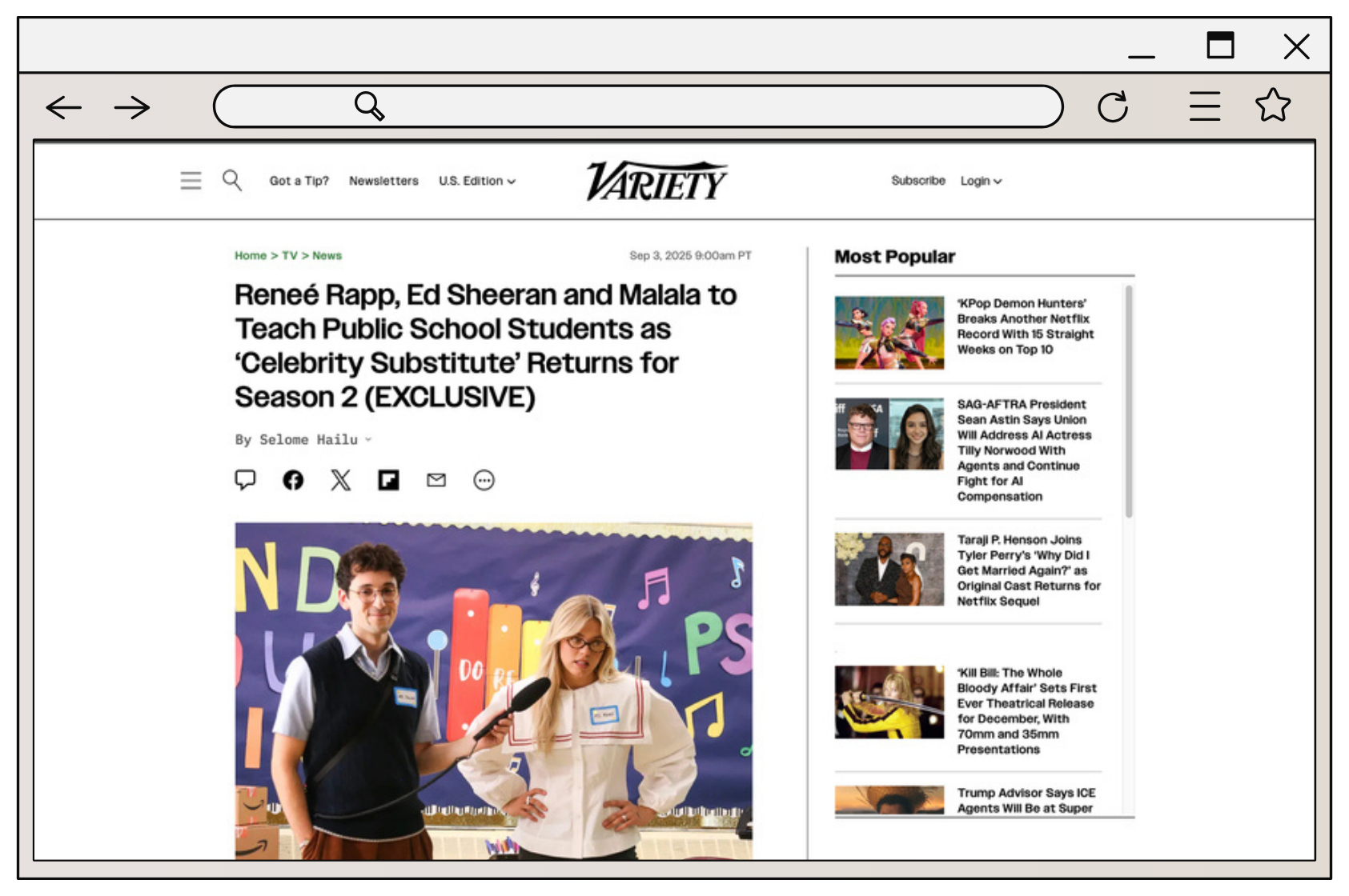 CE Press - Celebrity Substitute - Variety