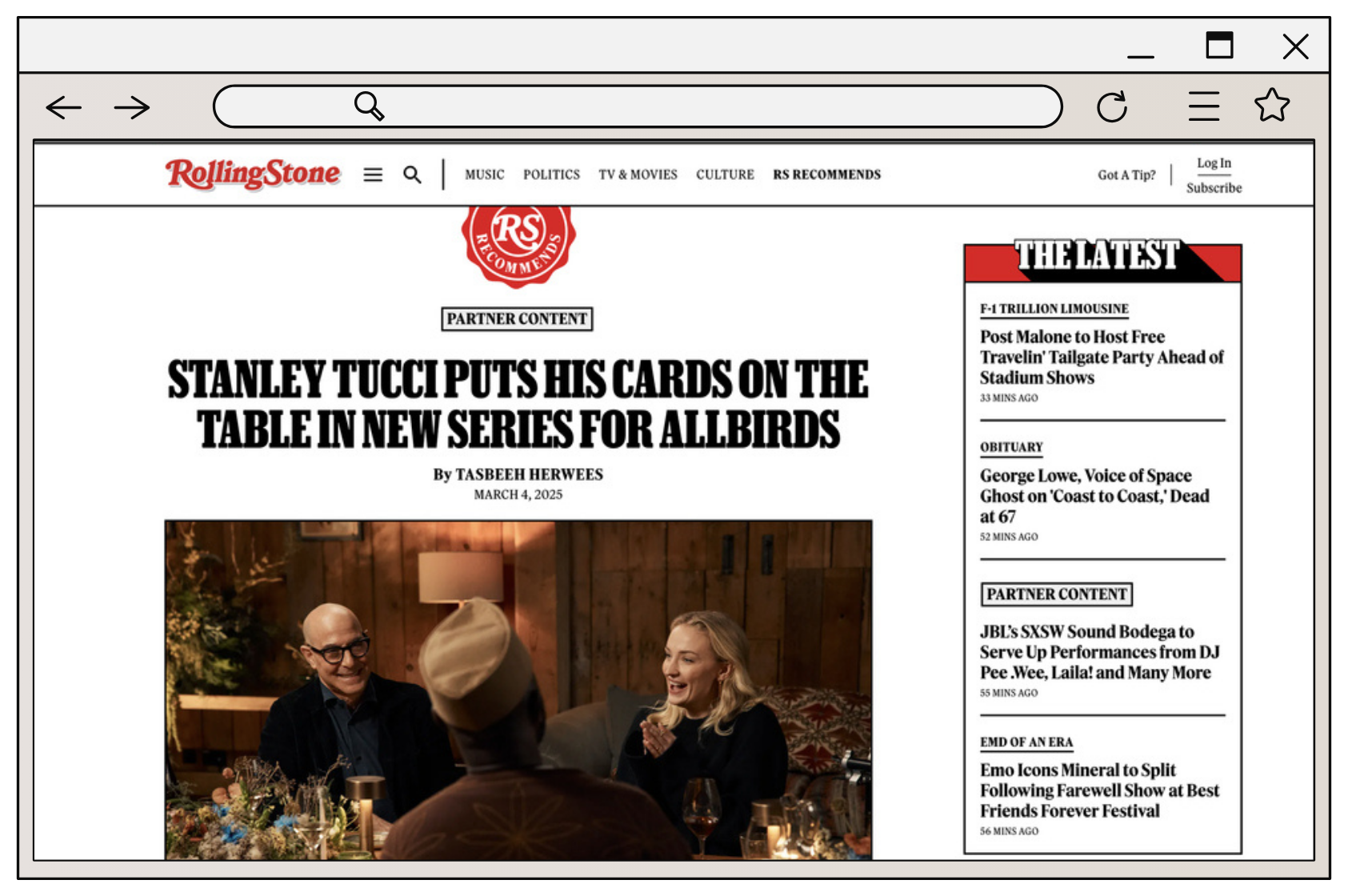CE Press - Allbirds - Rolling Stone 