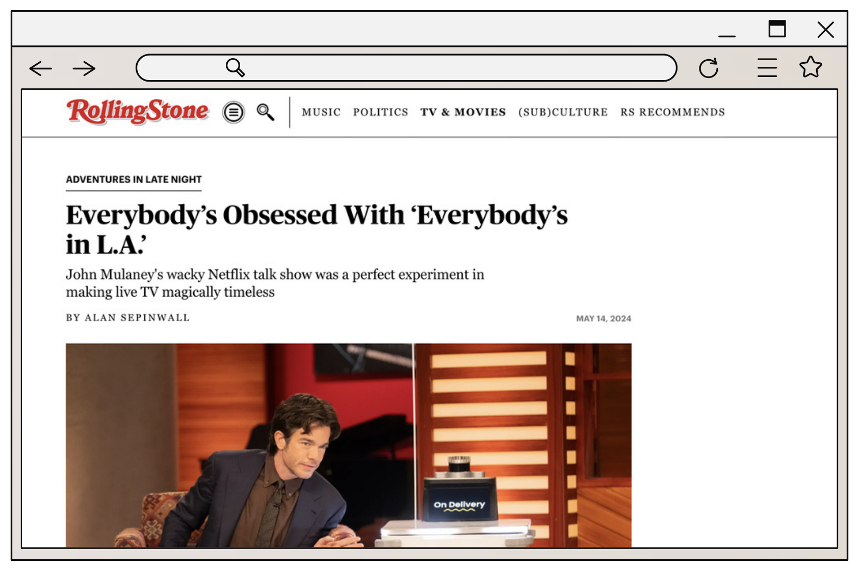 CE Press - John Mulaney Everybody's In LA - Rolling Stone