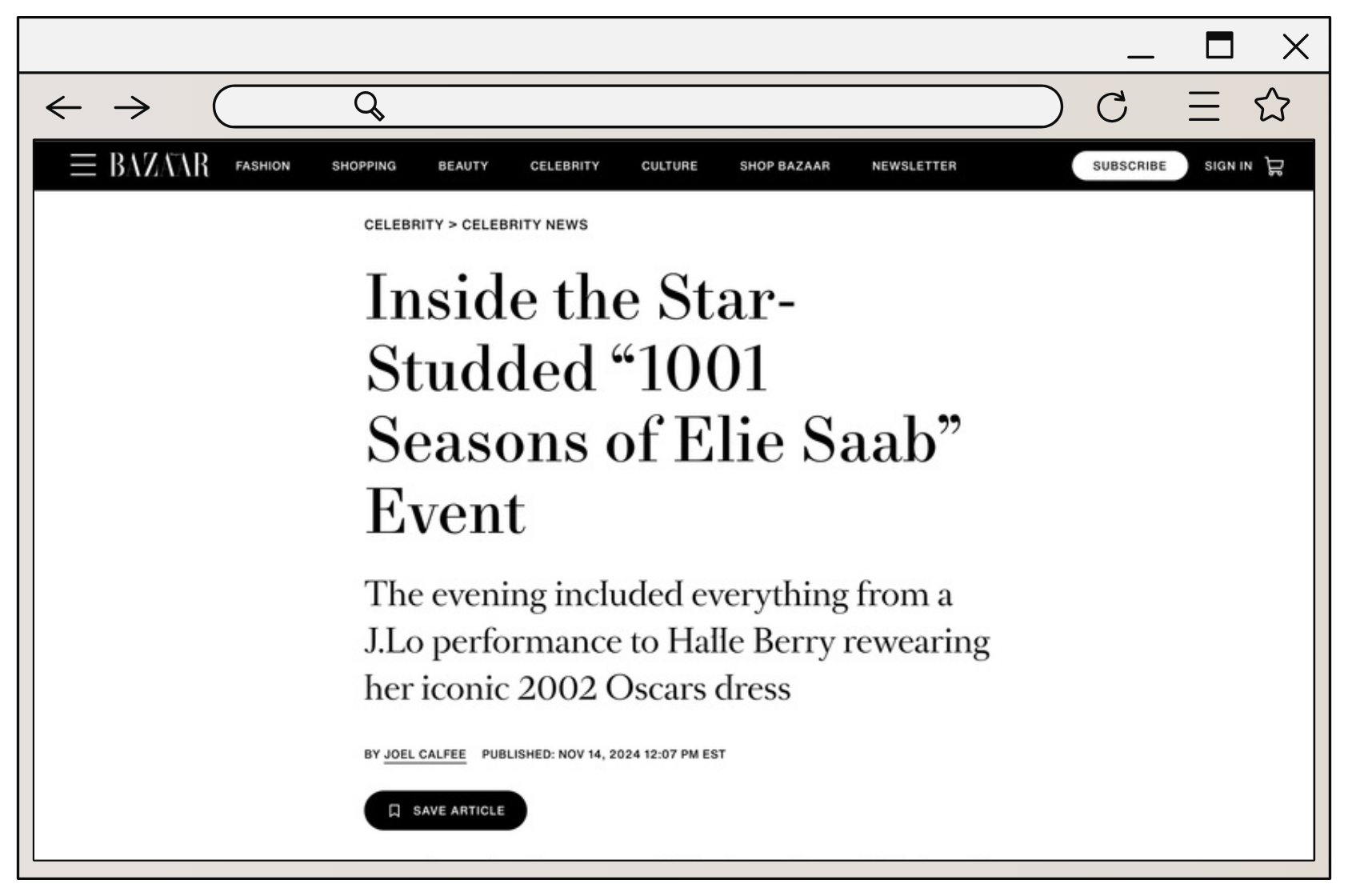 CE Press - Elie Saab - Bazaar