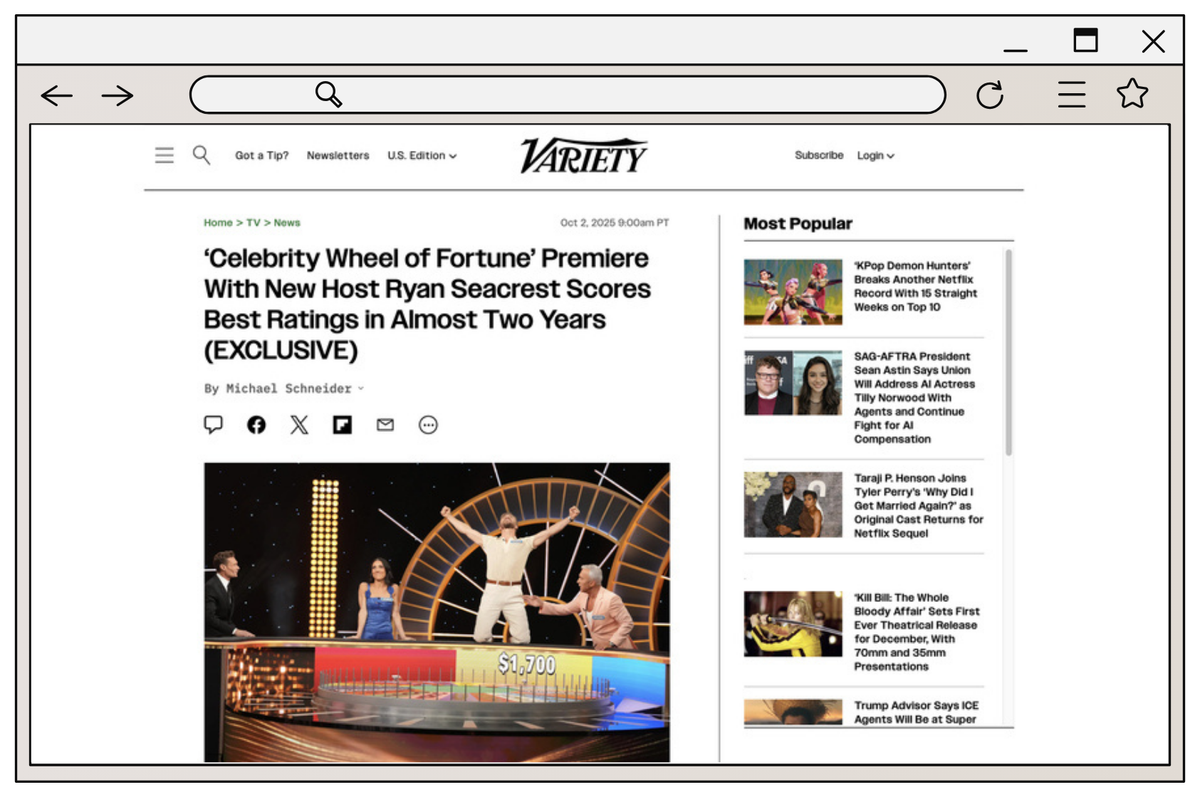 CE Press - Celebrity Wheel of Fortune - Variety