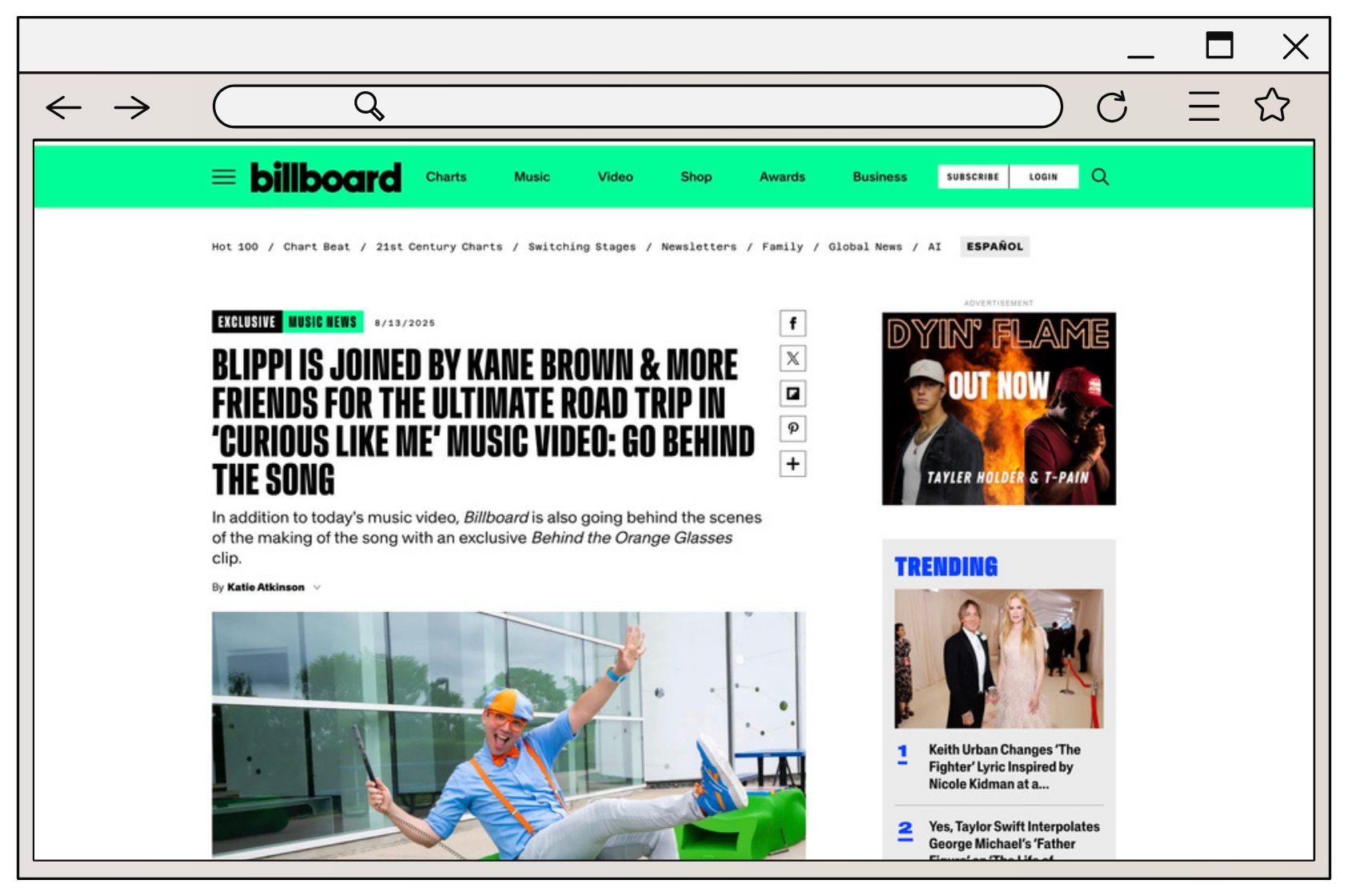 CE Press - Blippi - Billboard 