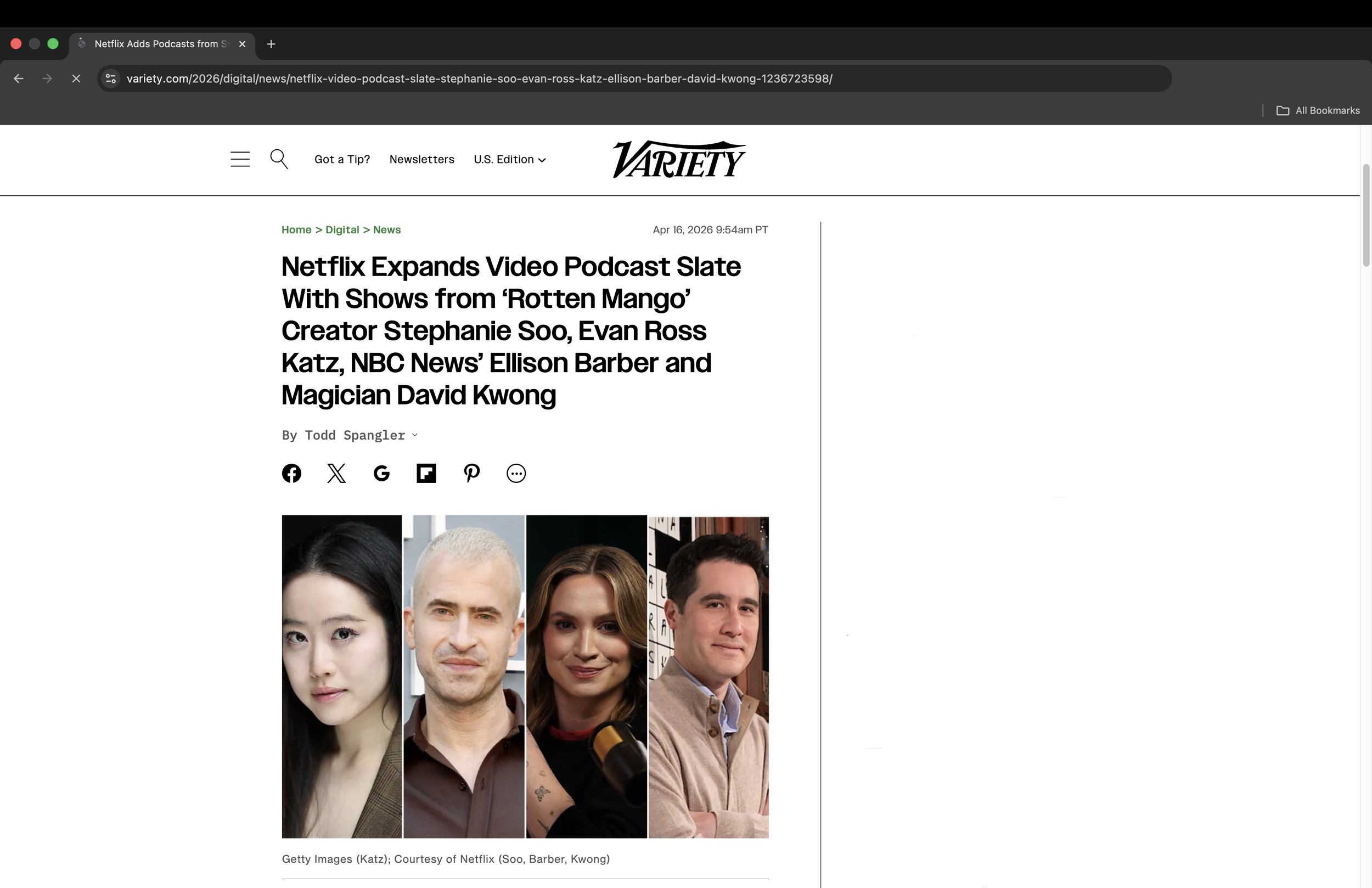 Variety - Netflix Podcasts - David Kwong