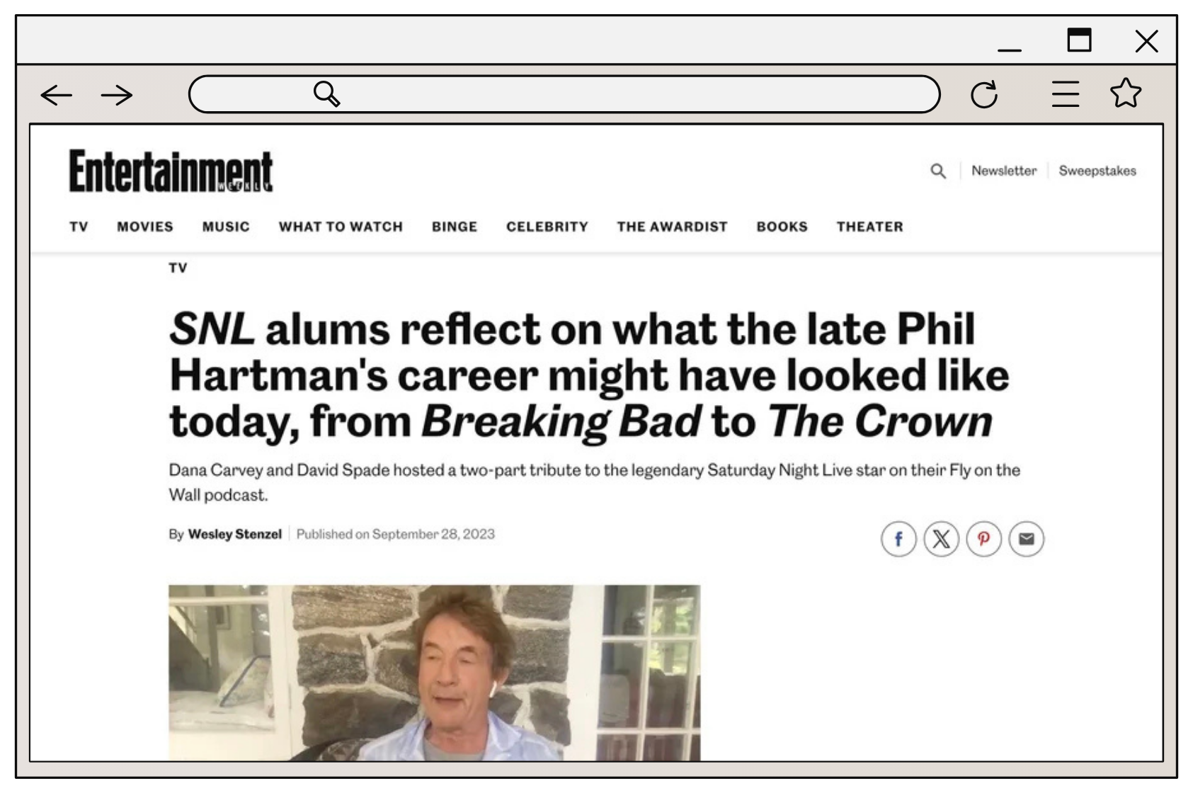 CE Press - Fly on the Wall - Entertainment Weekly 