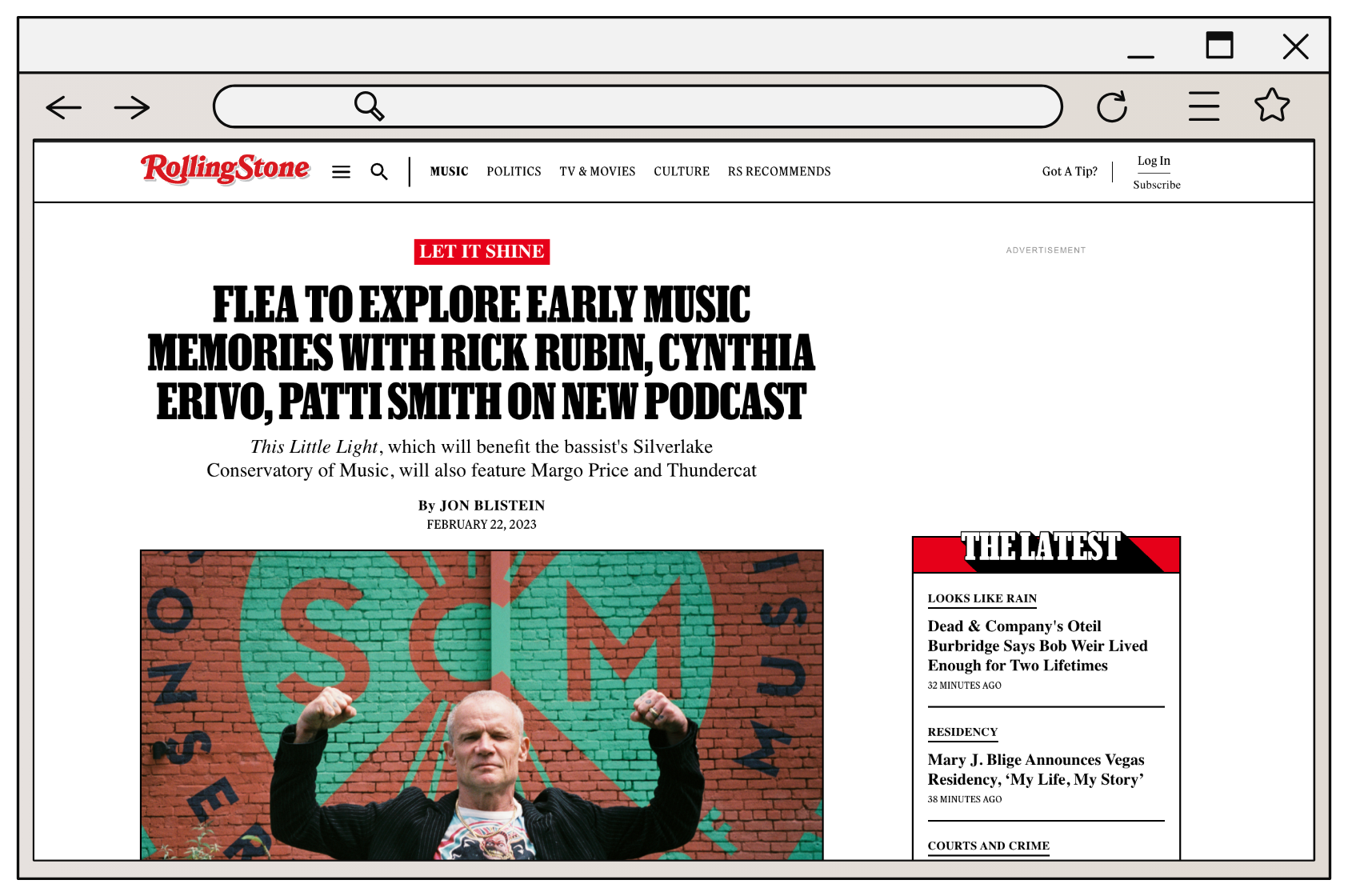 CE Press - Flea Podcast This Little Light - Rolling Stone