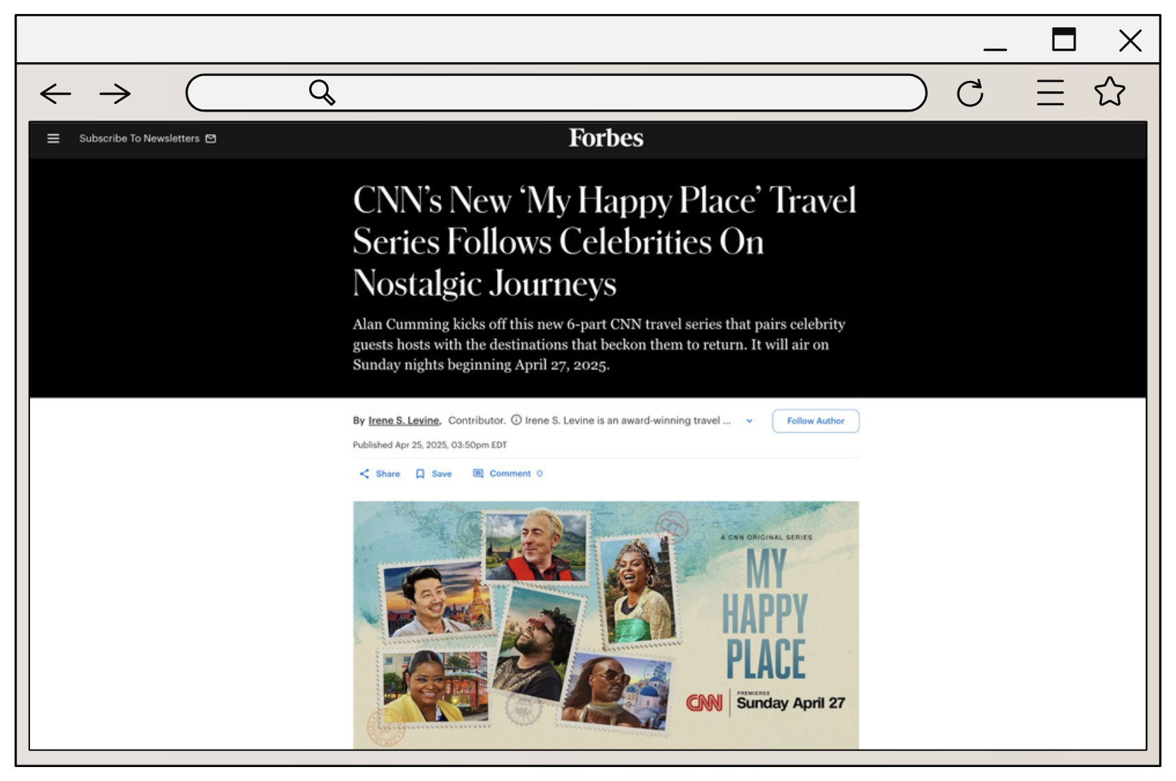 CE Press - My Happy Place - Forbes