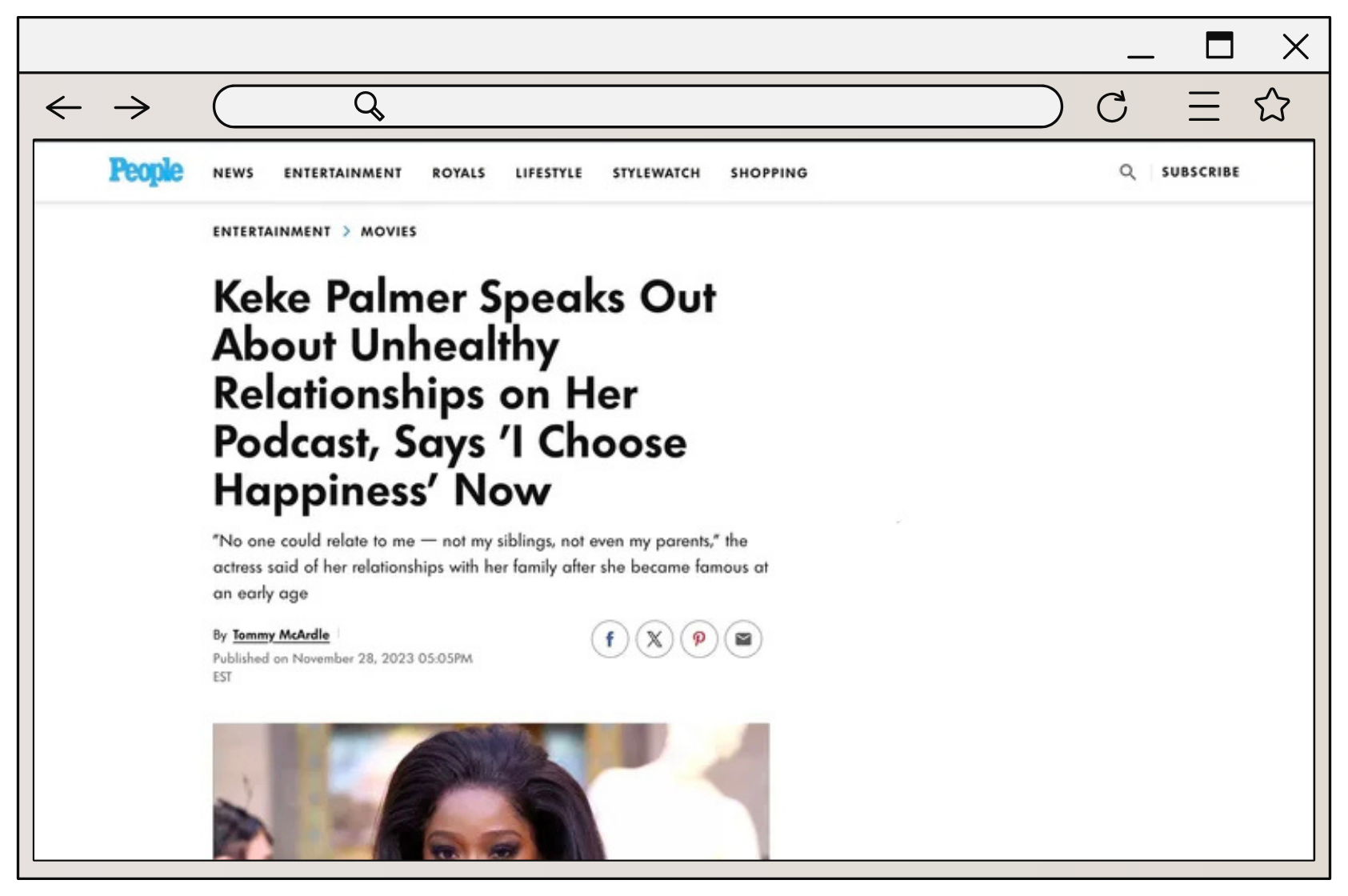 CE Press - Keke Palmer Podcast - People
