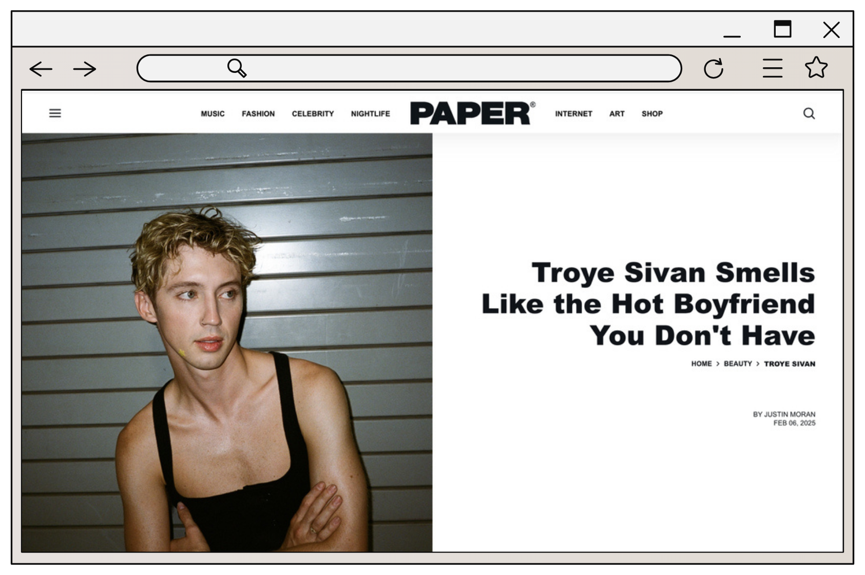 CE Press - Troye Sivan + Pinterest - Paper 