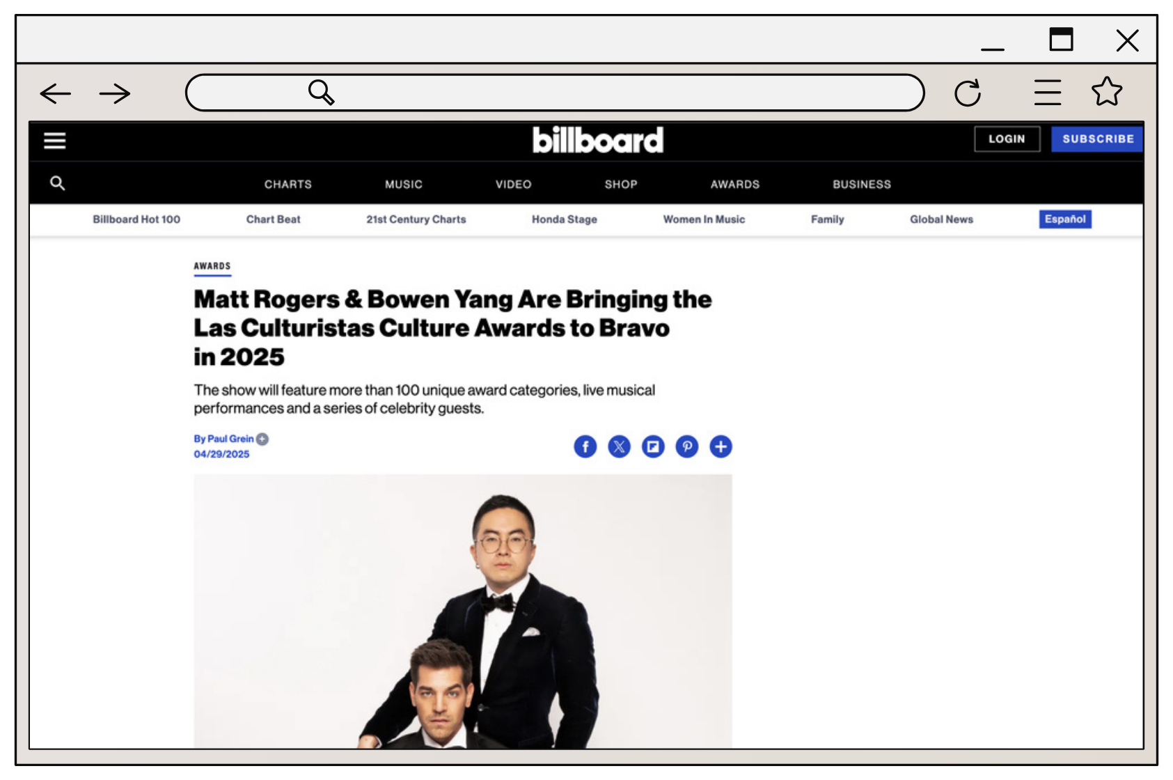 CE Press - Las Culturistas Culture Awards - Billboard