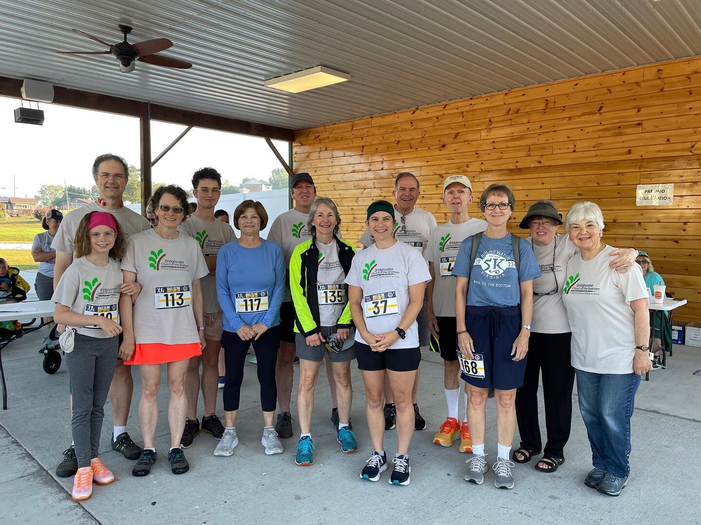 Our BCOB runners and walkers at the Race to the Bottom 5k this morning! We all wanna be them when we grow up. ❤️Remember to stop by our booth at Oakdale Park later today to buy some yummy chicken and support the renovations to our Refugee Resettlemen