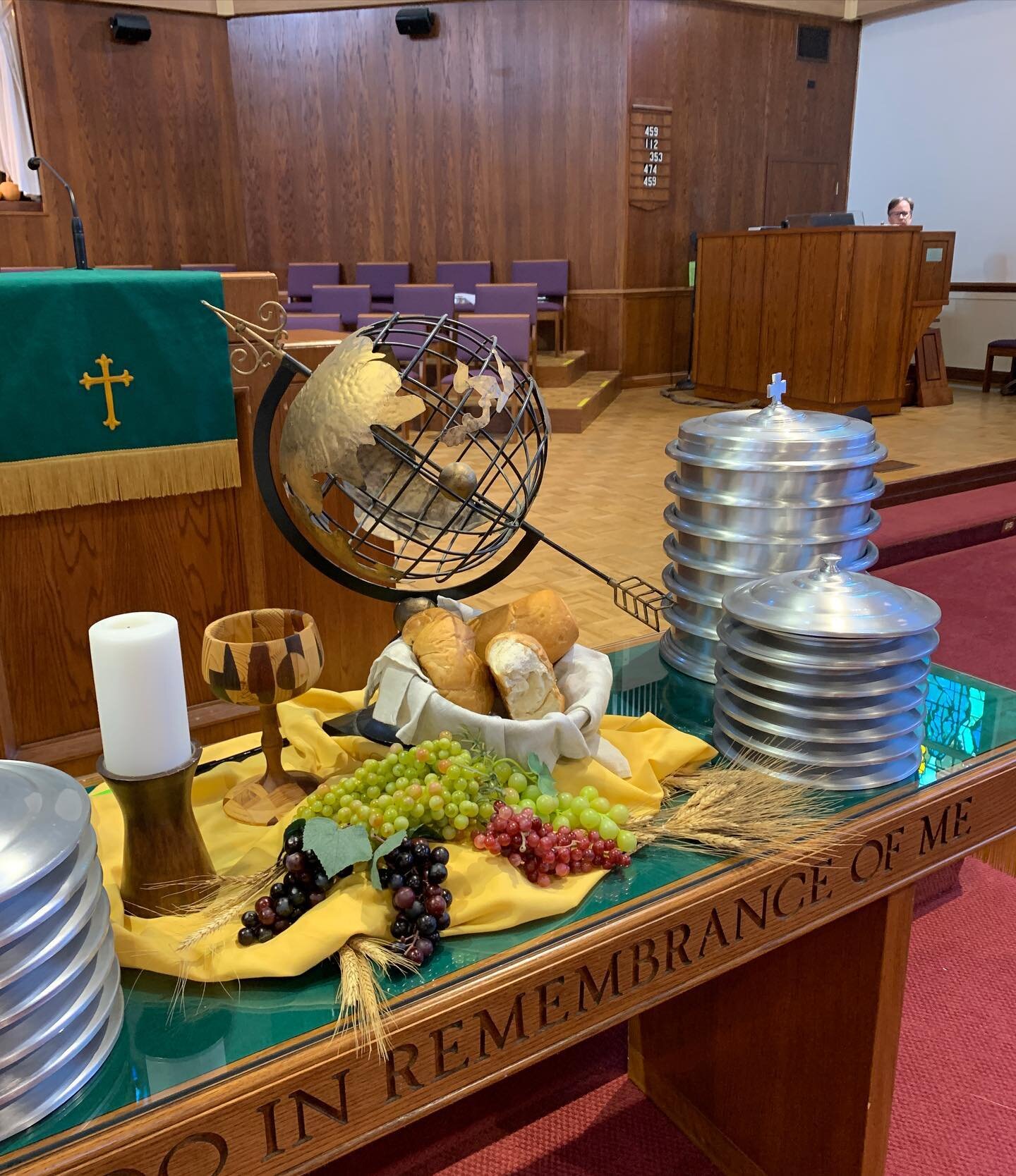 Last week at BCoB! We celebrated World Communion Sunday, the arrival of Autumn, and then on Wednesday we continued our discussion of Christian Nationalism. Will we see you tomorrow? The youth are making Chili and Cornbread for lunch. We&rsquo;ll save