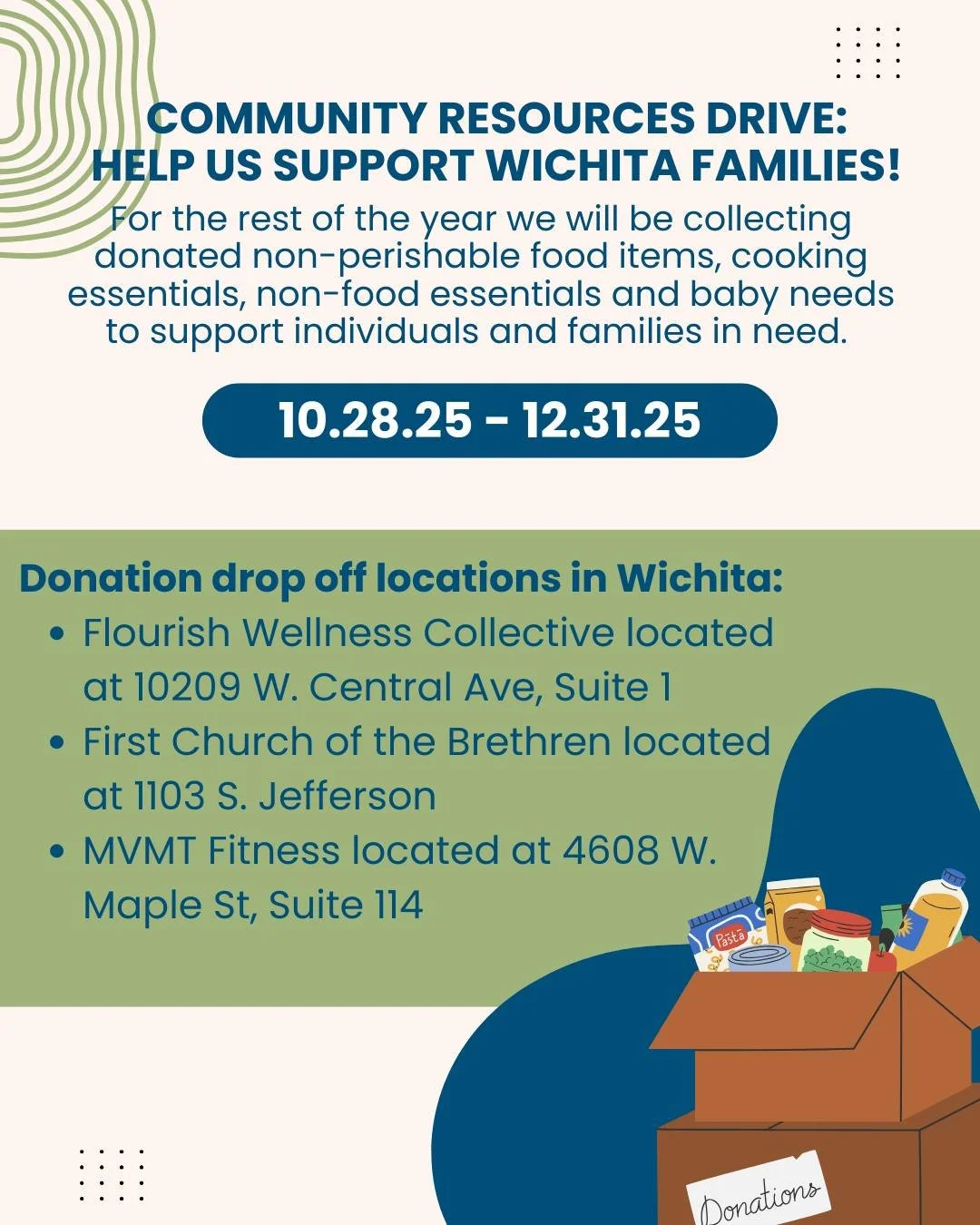 We’ve been so moved by the support for our Resource Drive to help individuals and families impacted by the government shutdown — thank you to everyone who’s donated, shared, and shown up for our community. 💫
Because of YOUR genero