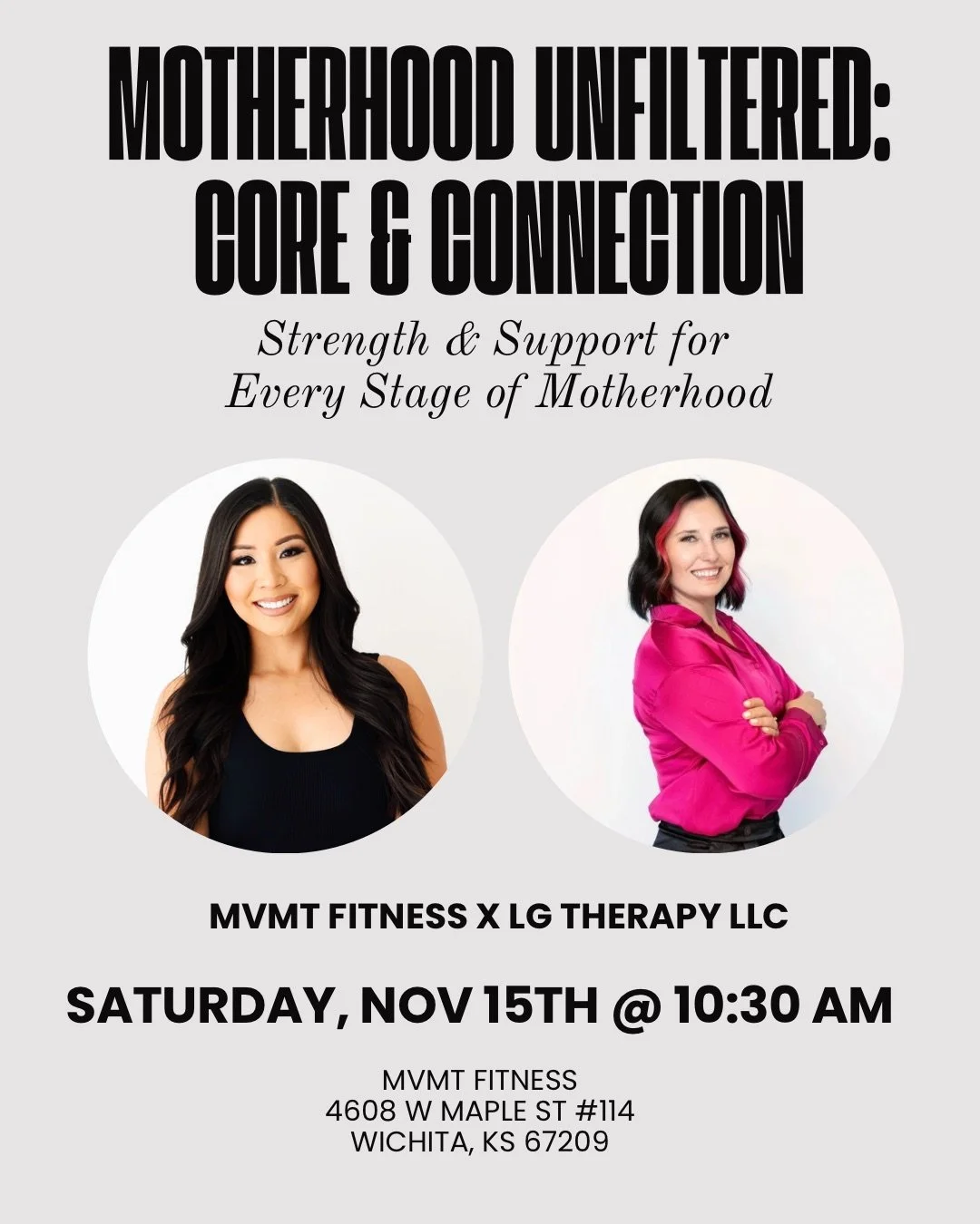Motherhood Unfiltered: Core &amp; Connection