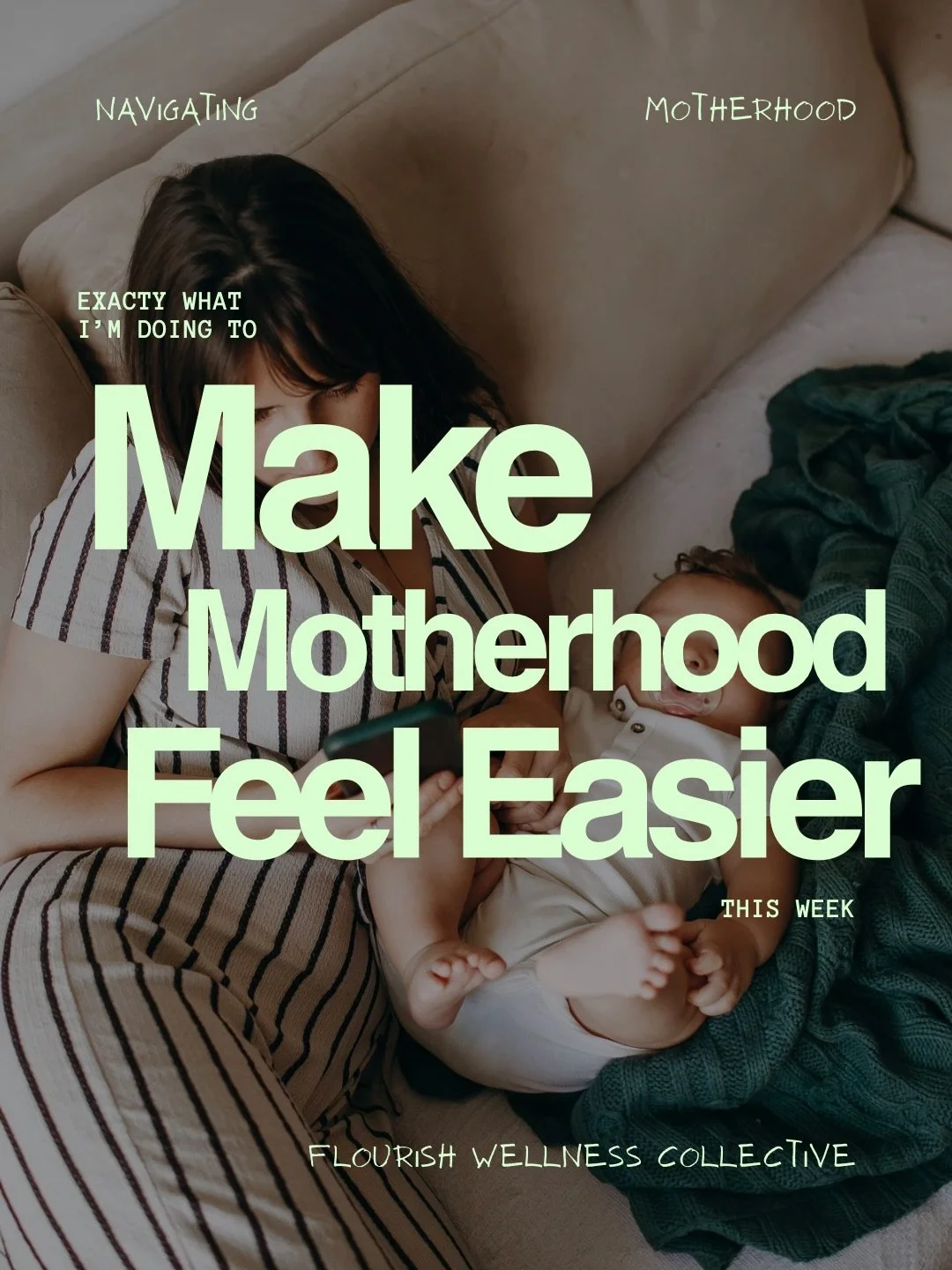 One tiny shift a day can help it feel slightly easier. #motherhood #perinatal #postpartum