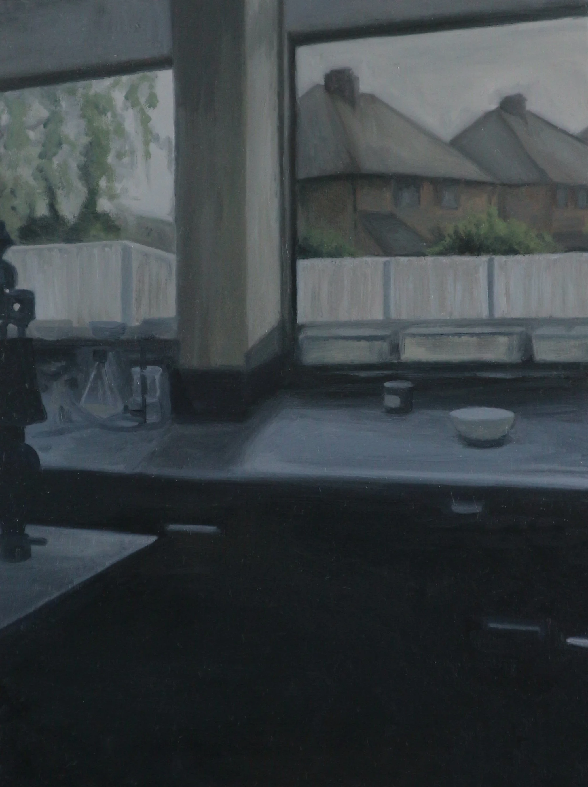 Lab, Found image 6 (2023) 
Oil on wood panel 
23 x 31cm