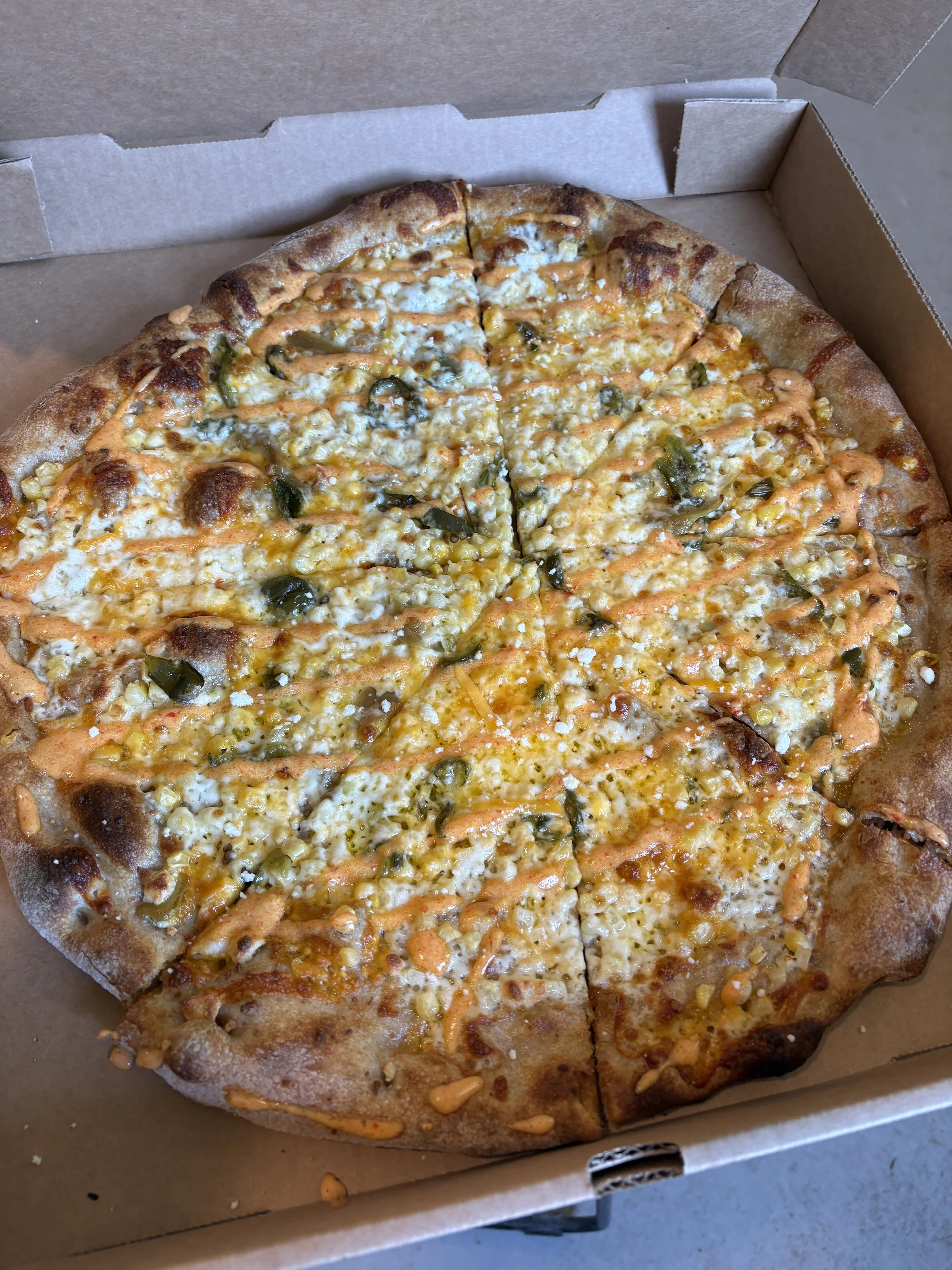 Sweet Corn Pizza