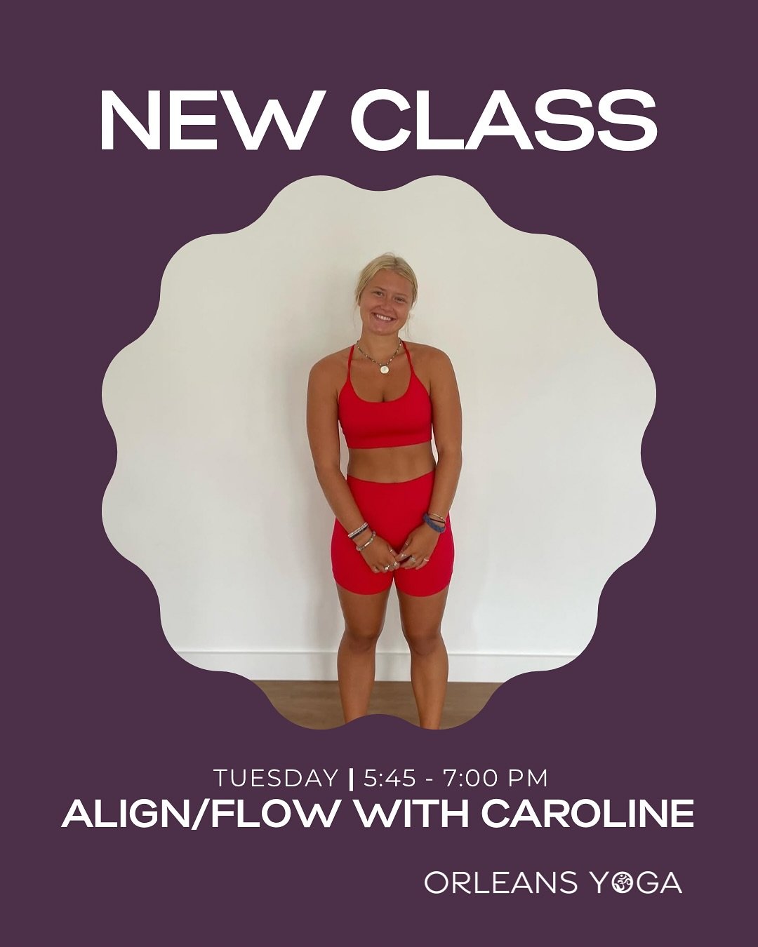 Summer is bringing fresh energy to our studio ☀️ We&rsquo;re expanding our schedule and welcoming new teachers to better support your practice.

First up: Align/Flow with @carolinecooney.yoga begins tonight! Join her every Tuesday from 5:45-7:00 pm, 