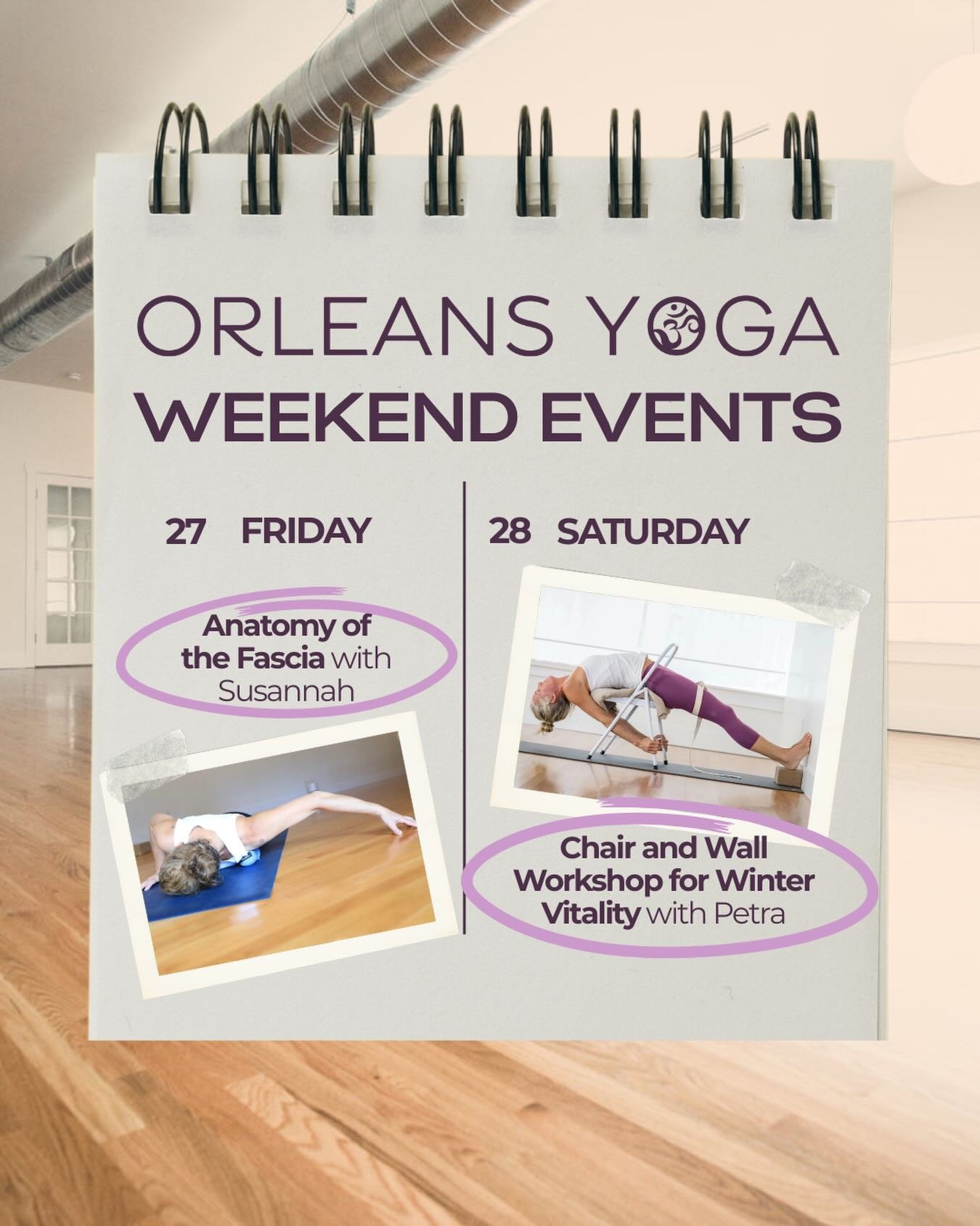 This week asked a lot of everyone.

Snow, no power, shoveling on repeat. We&rsquo;re Cape Codders; we handle it! But even when you&rsquo;re used to it, your body needs support.

If you&rsquo;re feeling the effects, we has two focused workshops this w