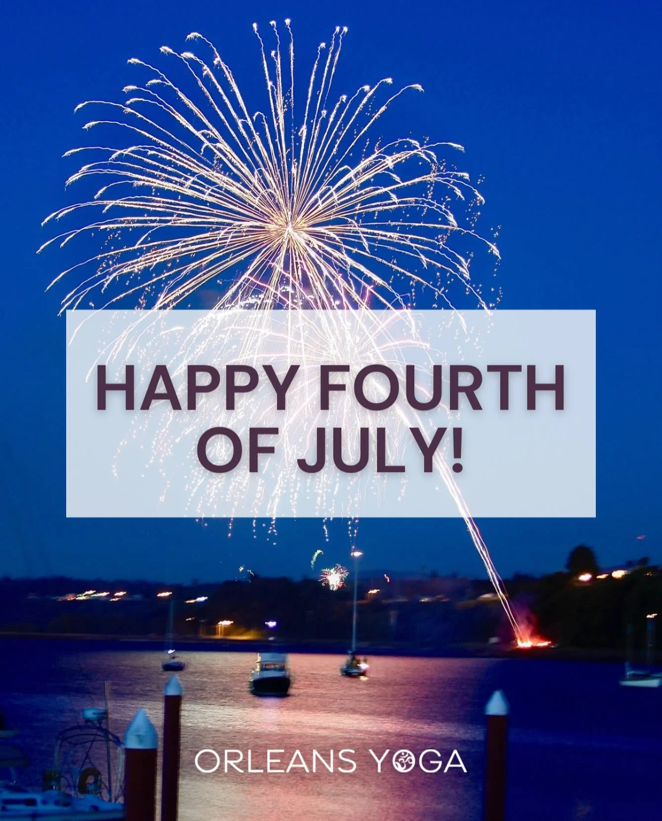 Wishing everyone a happy, safe, and joyful Fourth of July! ❤️🤍💙

A reminder that all Orleans Yoga classes are cancelled on Saturday, July 4. We&rsquo;ll be back to our regular schedule on Sunday and look forward to seeing you on the mat.

Have a wo