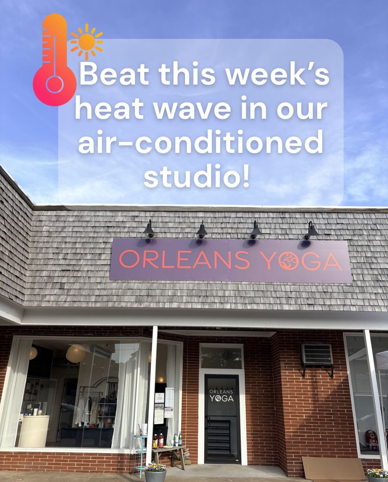 The forecast is calling for a heat wave... but we&rsquo;ve got you covered. ❄️

Step into our cool, air-conditioned studio and take a break from the summer heat. Whether you&rsquo;re looking to move, stretch, strengthen, or simply unwind, we&rsquo;ve
