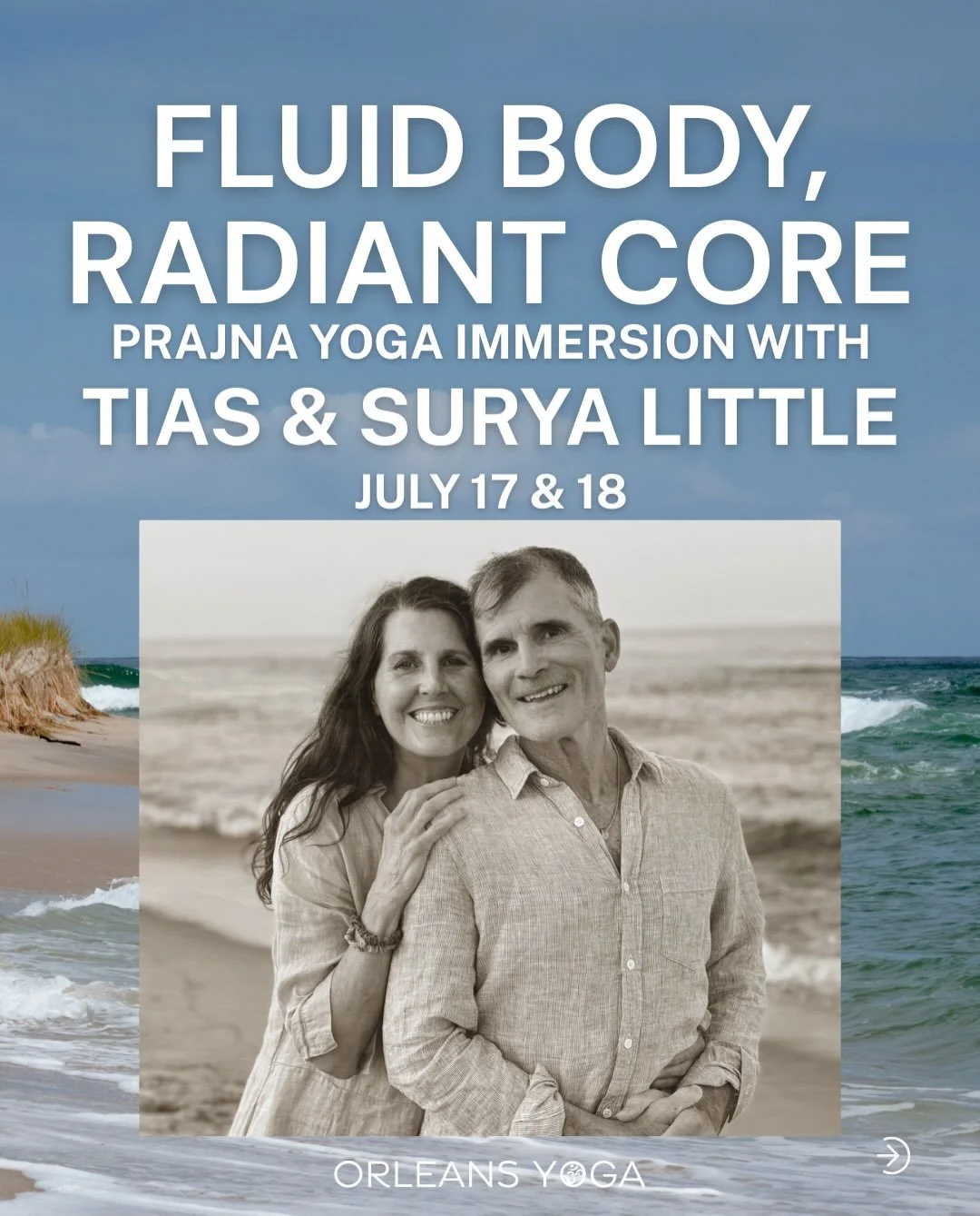 It&rsquo;s almost here! ✨

The Prajna Yoga Summer Immersion with Tias &amp; Surya Little is this Friday and Saturday (July 17 &amp; 18). 

Whether you&rsquo;re looking to deepen your practice, refine your understanding of the body, or simply spend ti