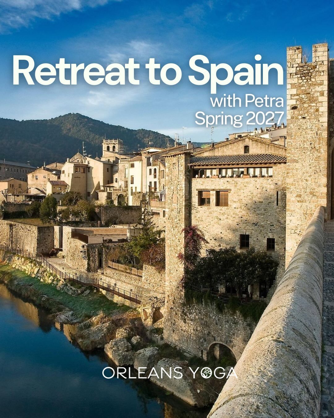 Spain is calling 🇪🇸

Join Petra for an incredible&nbsp;Retreat to Spain, May 3&ndash;9, 2027.&nbsp;Embrace your seasonal reset with an illuminating week of movement in nature, in-depth yoga study, cultural exploration, connection, and rejuvenation 