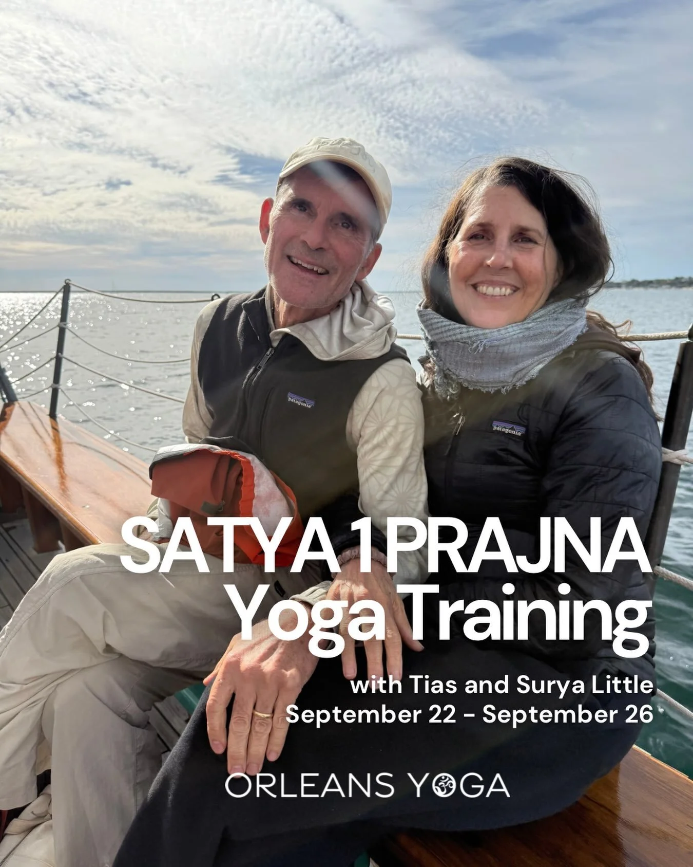 Beginning September 22 through September 26, Orleans Yoga is hosting SATYA 1: Somatic Awareness Training for Yoga Attunement, led by Tias and Surya Little of Prajna Yoga at The Church of The Holy Spirit in Orleans.

Several members of our teaching st