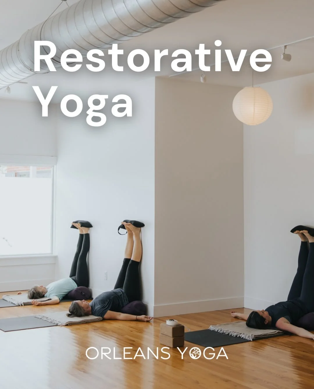 Some practices are about building capacity. Restorative Yoga is about creating the conditions to let go.

This is a deeply supported, floor-based practice designed to give the body and nervous system a chance to settle. Postures are held for 5&ndash;