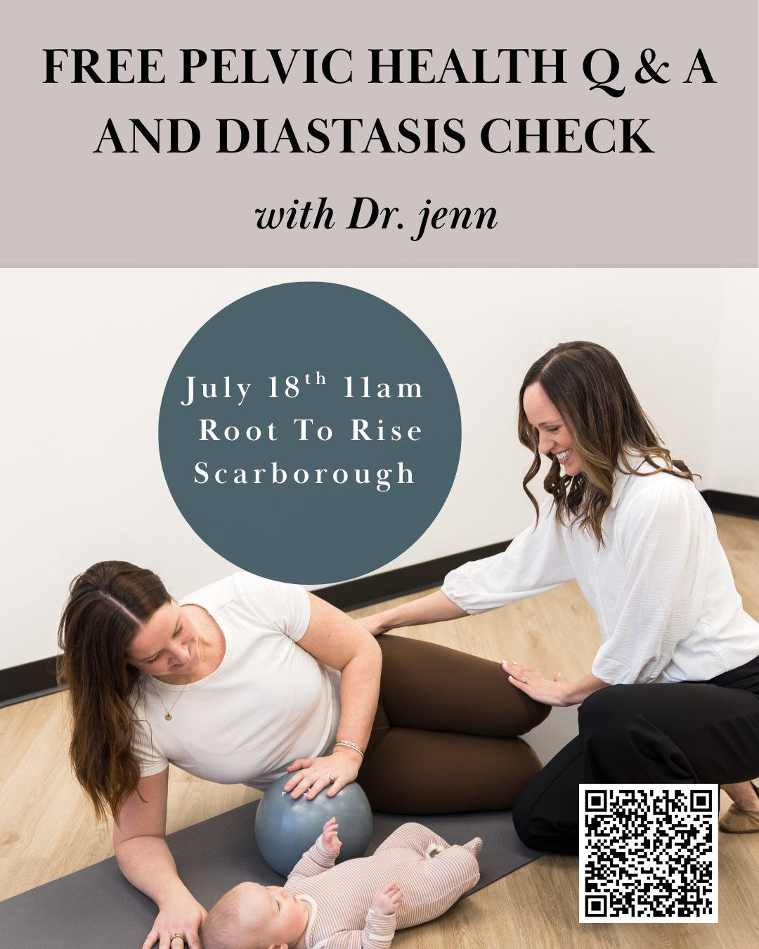 Free Pelvic Health Q + A and Diastasis Recti Check