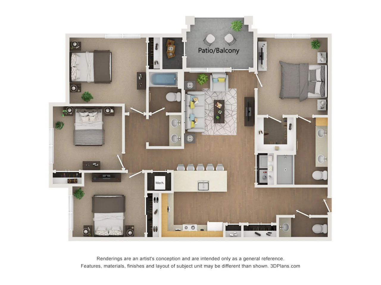 Four Bedroom | Three Bathroom