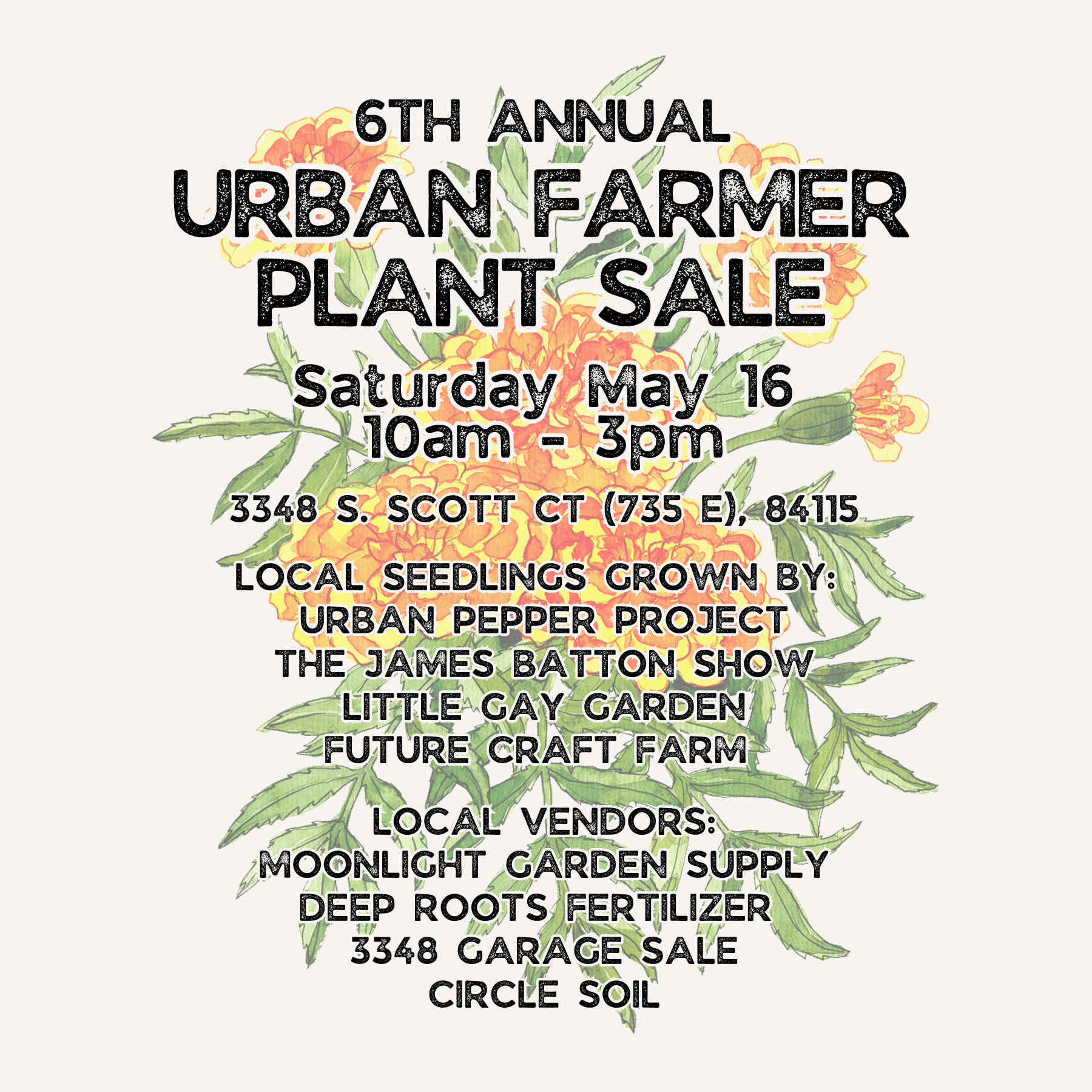 6th Annual Urban Farmer Plant Sale