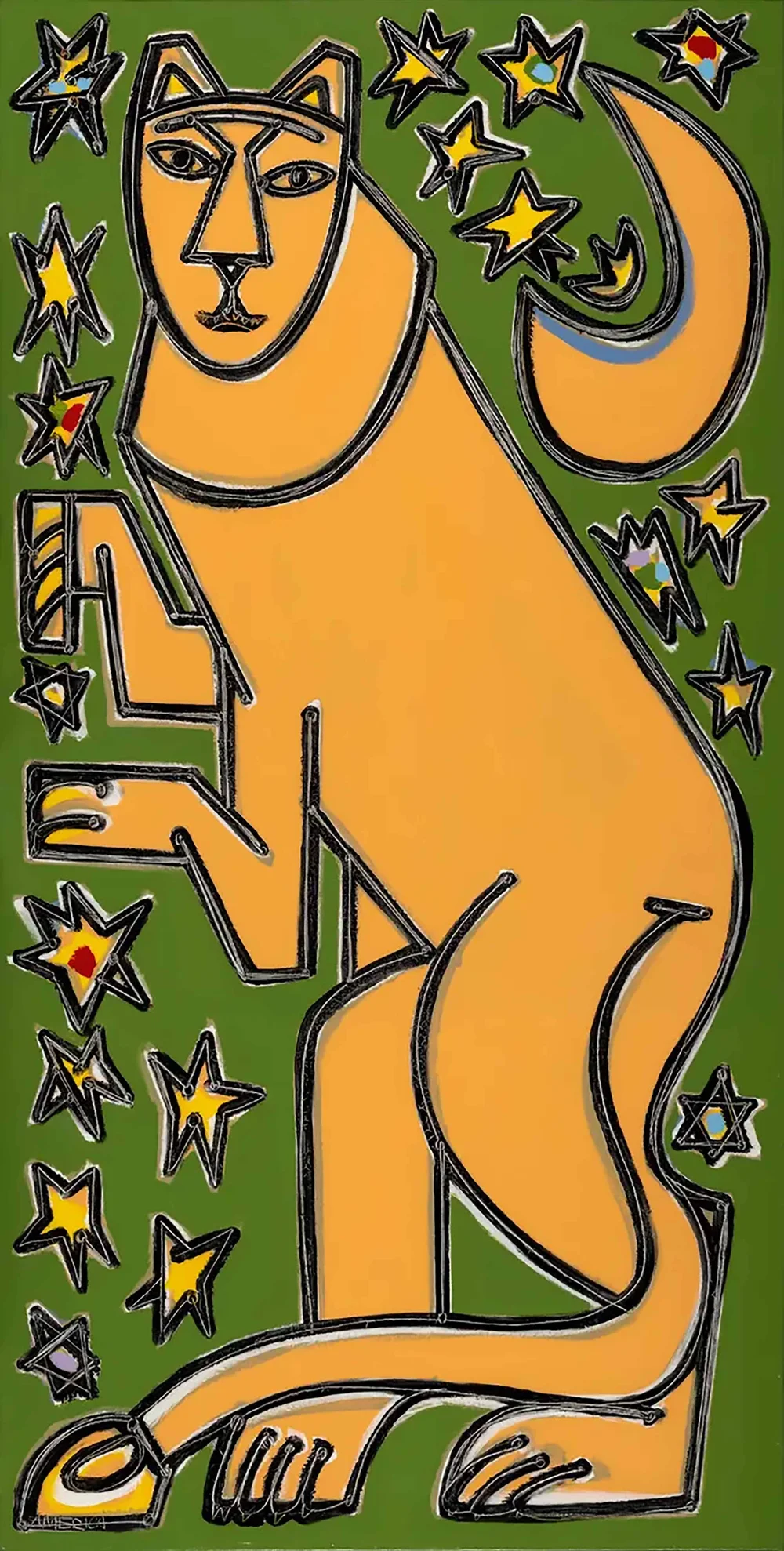 Good Luck Is A Lion Who Roars And Batts At The Moon