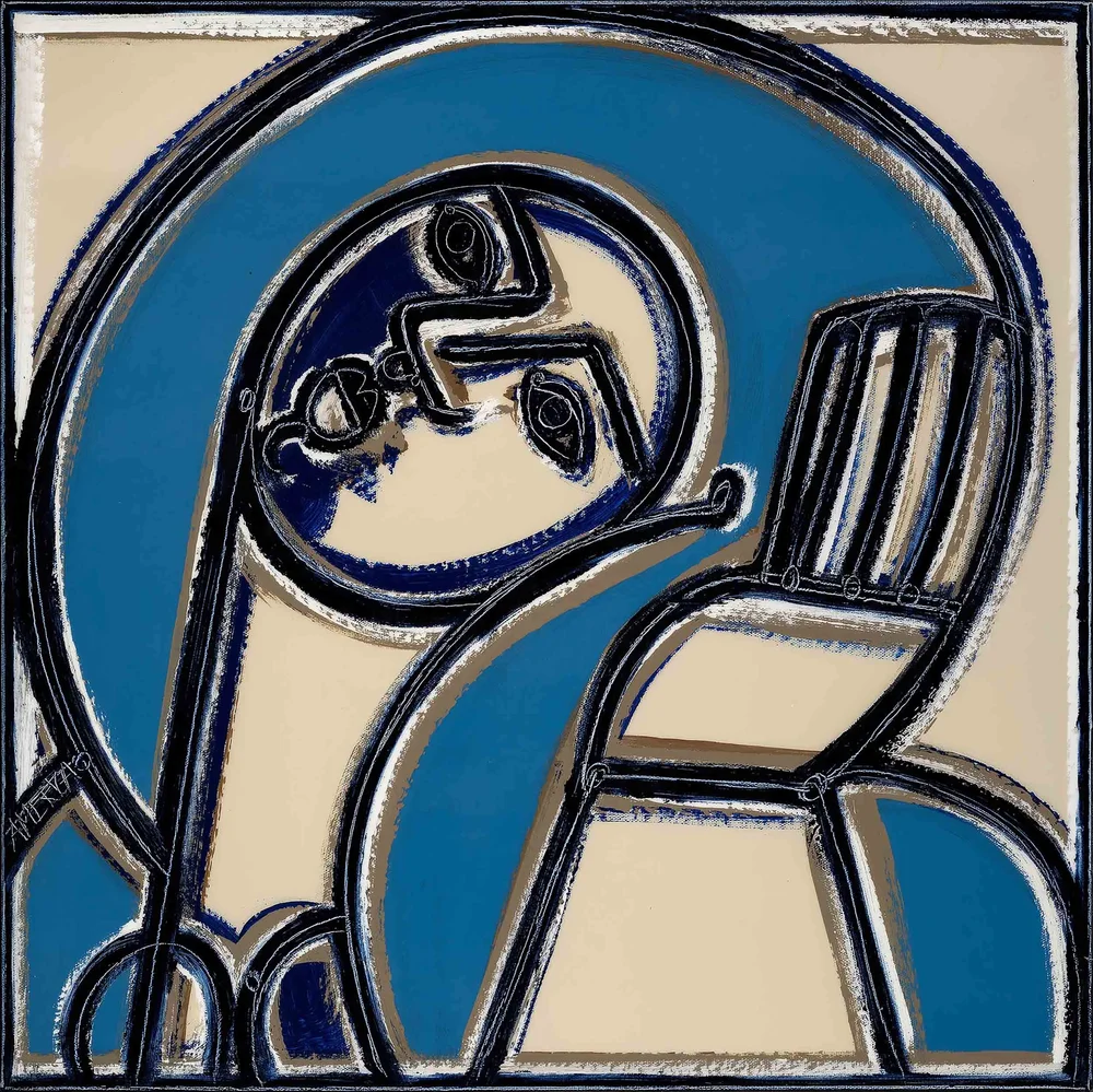 Watching Clouds Woman