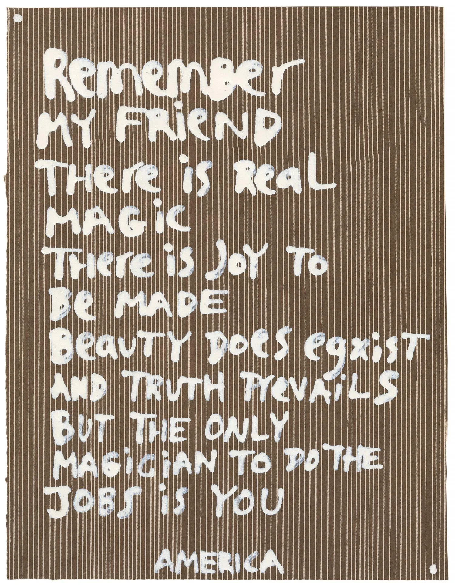 Magic
Ink on paper
15-1/2” X 12” in.
(39.37 X 30.48 cm)