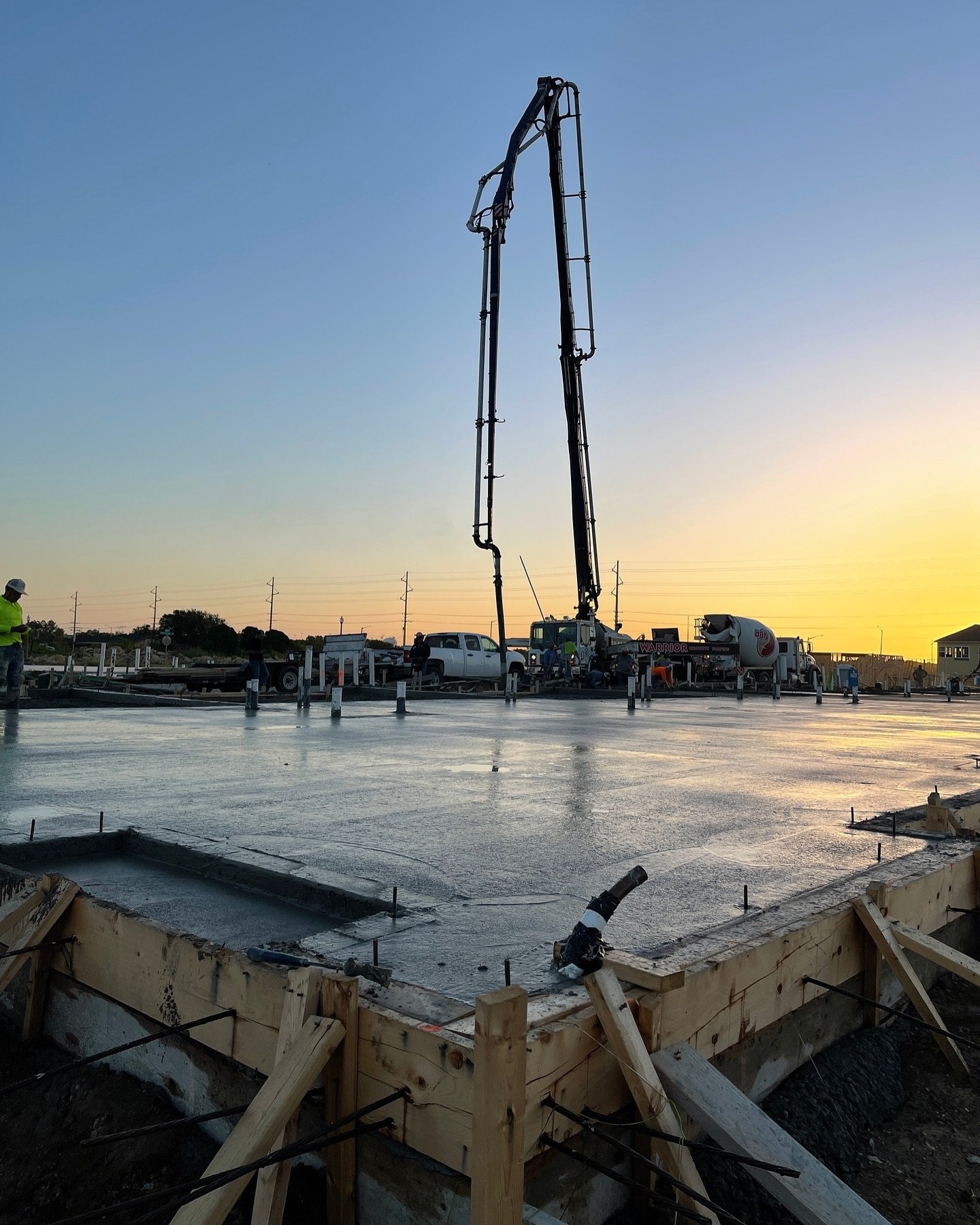 As the sun sets on another day of hard work, we&rsquo;re left with more than just a finished pour. We have a testament to our dedication, strength, and craftsmanship. Here&rsquo;s to laying the groundwork for tomorrow&rsquo;s dreams. 🌅🏗️⁠
⁠
Submit 