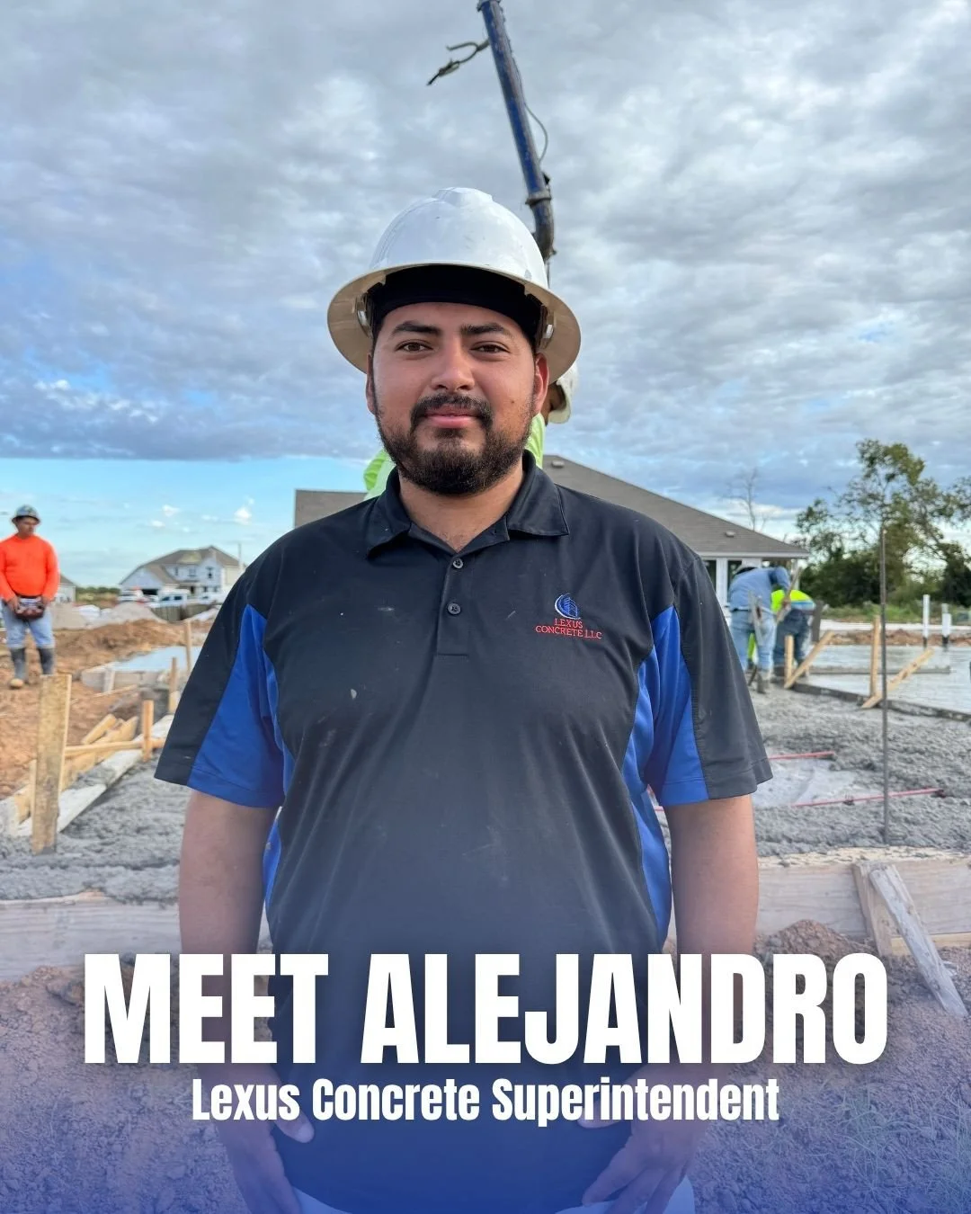 👷&zwj;♂️ Meet Alejandro, one of our Superintendents⁠
⁠
With 5 years in the construction industry, Alejandro brings hard work and dedication to every project. When he&rsquo;s not out on the jobsite, you&rsquo;ll catch him running a reception hall on 
