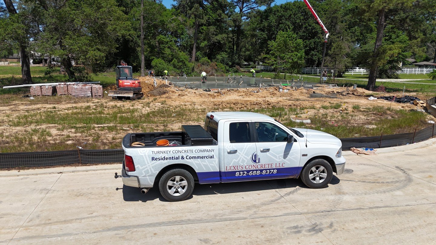 Where preparation meets execution.⁠
Our crew in action and our name on the line. That is the standard we bring to every project.⁠
⁠
Built strong from the start.⁠
📲 (832) 688-8378⁠
🖥️ lexusconcrete.com