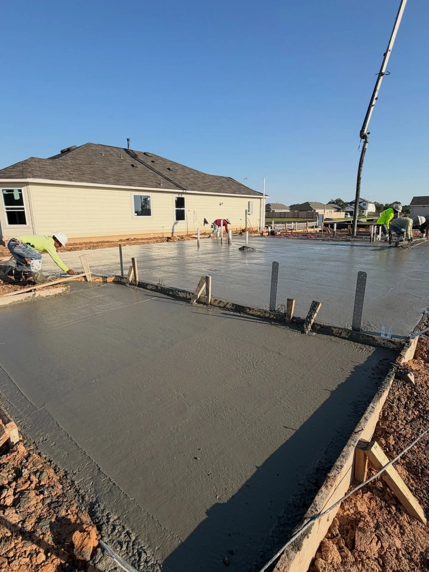 Your next pour starts with the right crew. Call Lexus Concrete at (832) 688-8378.