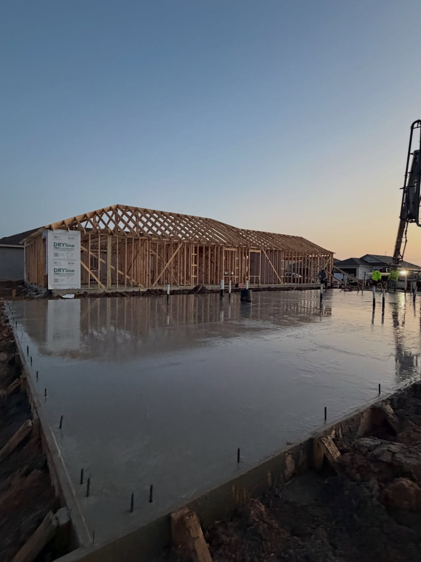 Experienced concrete work is visible in the details: proper grade prep, consistent thickness, clean edges, and the right finish for the application. These aren&rsquo;t extras. They&rsquo;re the standard that keeps your build schedule moving and your 