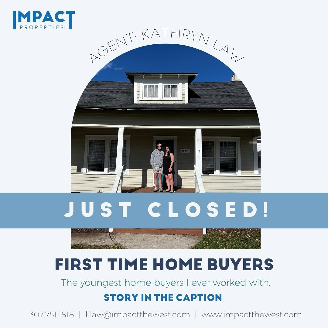 &ldquo;Just Closed!&rdquo; should actually read &ldquo;Recently Closed!&rdquo; I&rsquo;ve been behind. But this is a sweet moment where I can share about the YOUNGEST first time home buyers I have worked with. These two were a complete joy to work wi