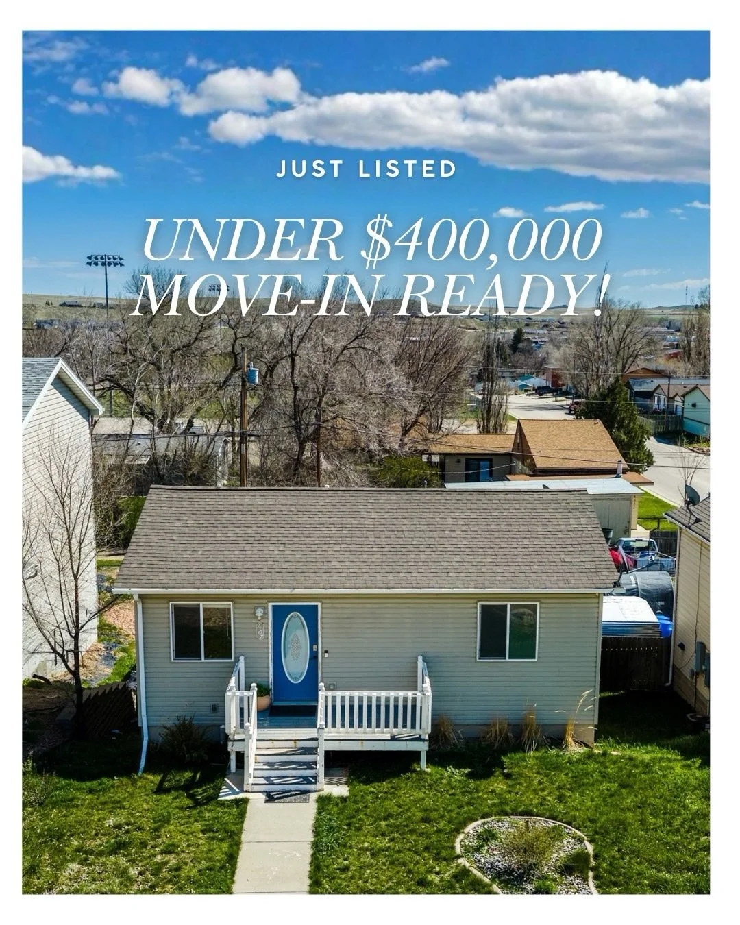 🚨NEW LISTING🚨 Under $400,000!

📍 1507 Omarr Ave | Sheridan, WY 💰 $379,000
📐 1,500 sq ft 🌿 4,920 sq ft lot 🛏 3 Bedrooms 🛁 2 Bathrooms

👀 Key Features: ✨ Built in 2005, remodel in 2013 ✨ Two gathering spaces ✨ Walk-out basement with separate e