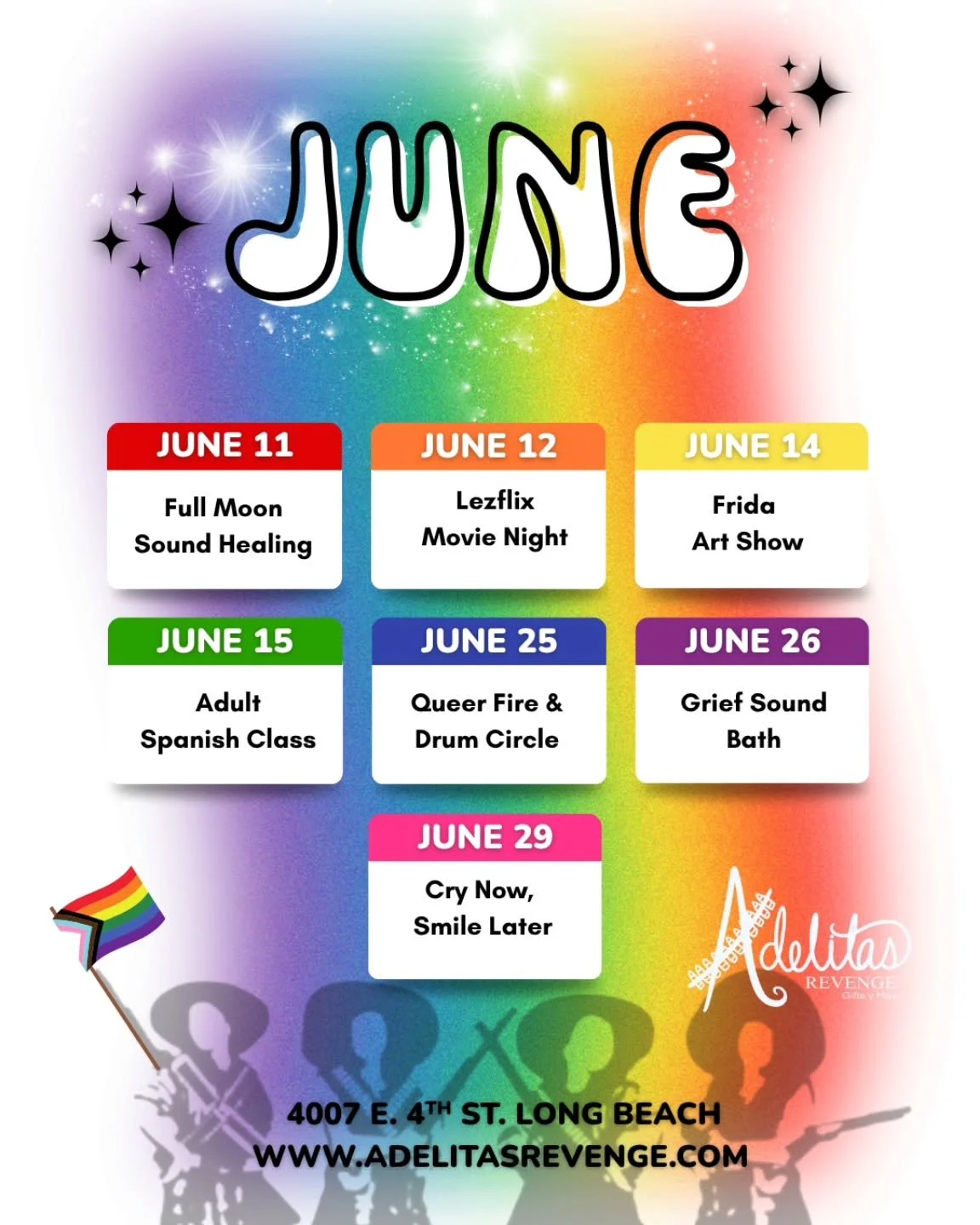 June is Pride Month 🏳️&zwj;🌈

We&rsquo;re celebrating all the ways our queer comunidad shows up with love, resilience, and power. Rooted in Pride, Rising in Power, an invitation to honor where we come from and who we&rsquo;re becoming.

Here&rsquo;