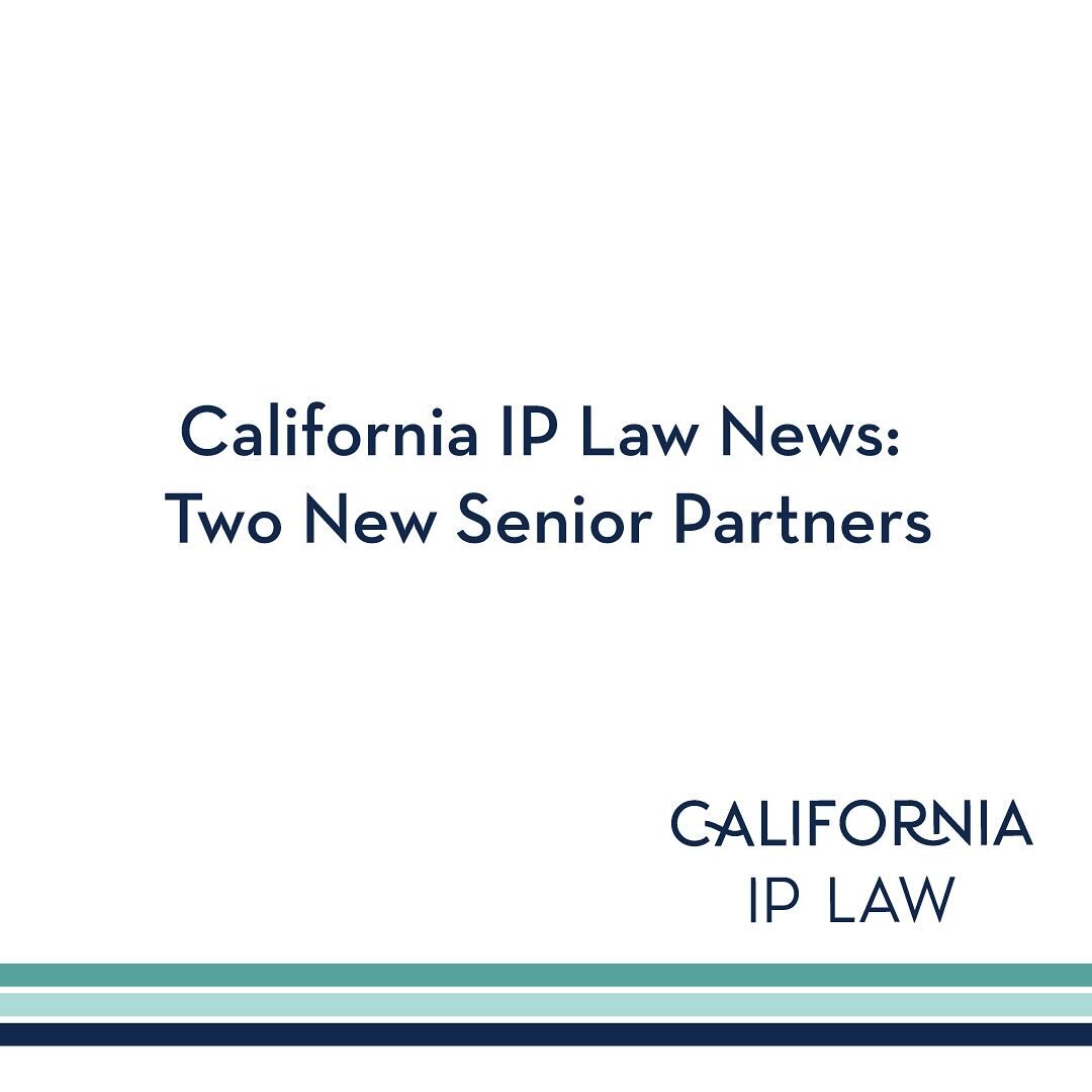 Two New Senior Partners Announced at CA IP Law. Blaise Bentz will now be handling all sports law issues and Nora Bentz will now assume handle all art related issues. 

#intellectualproperty #copyright #trademark #patent #trademarks #patents #law #law