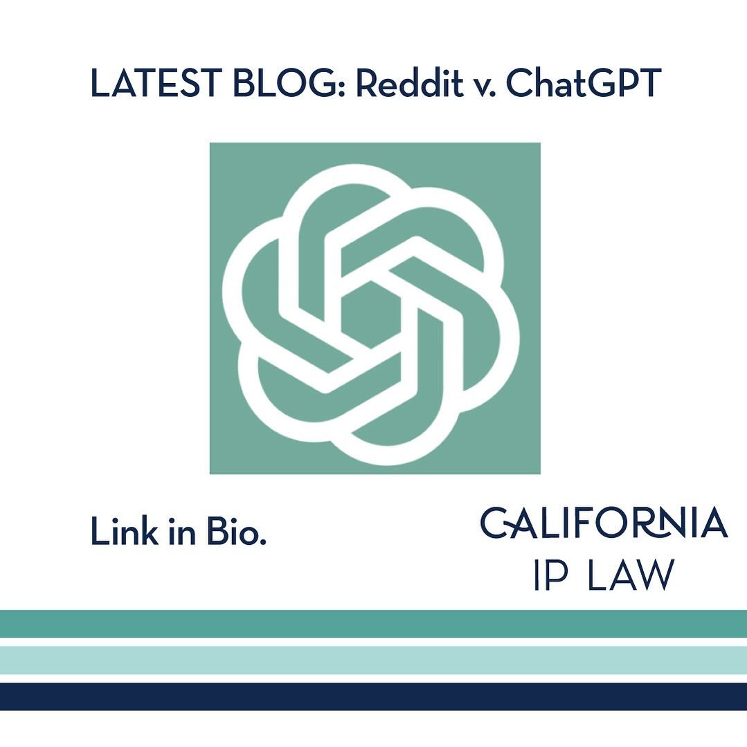 Latest Blog: Chat GPT versus Reddit. And why you should consider a layered approach to Intellectual Property. Link in Bio.

Disclaimer: attorney advertisement. This is not legal advice and is an informative post.

 #intellectualproperty #copyright #t