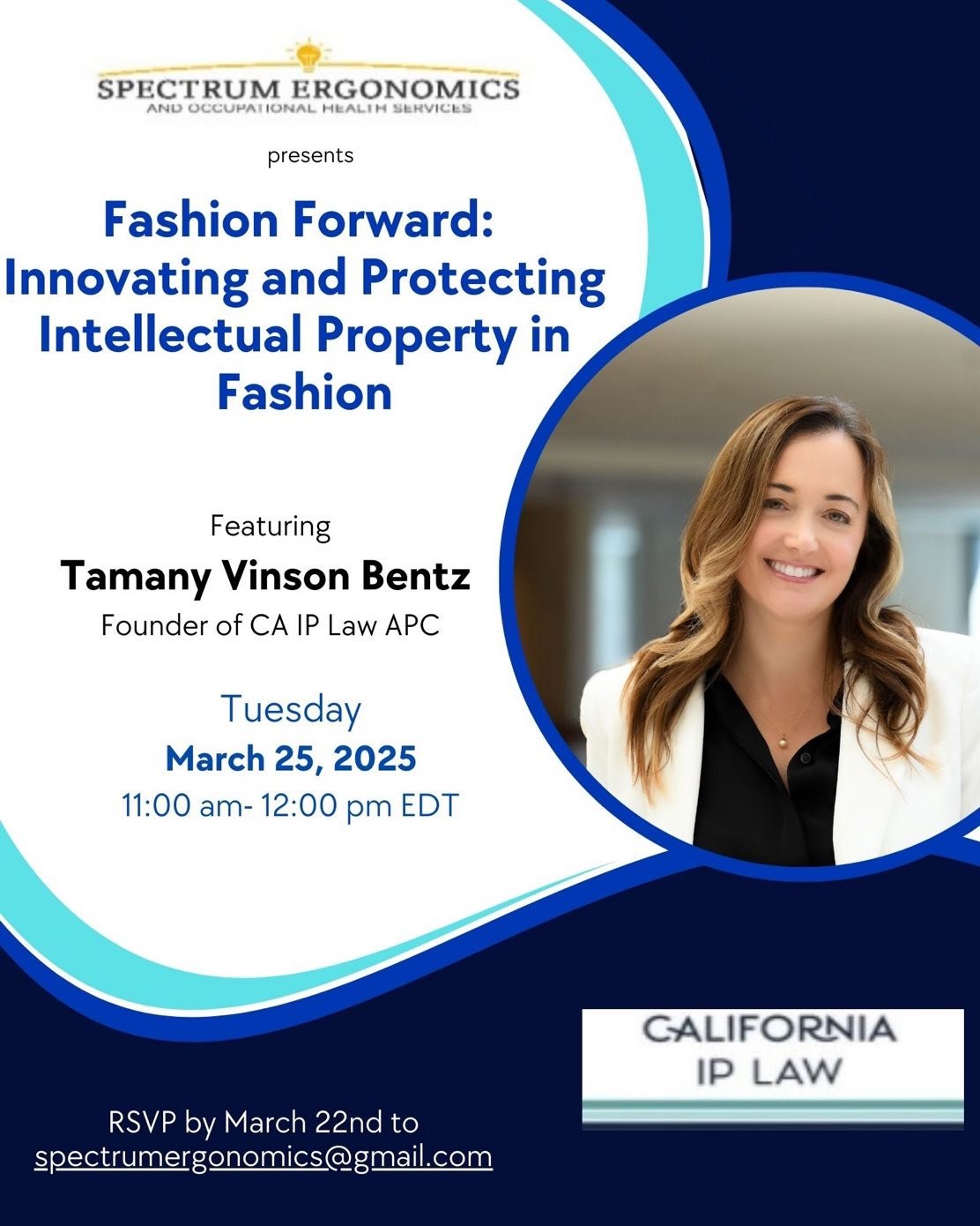 Join me for a virtual discussion about IP and adaptive fashion. An important topic for companies looking to maintain their competitive edge and foster inclusive solutions for people with special needs.