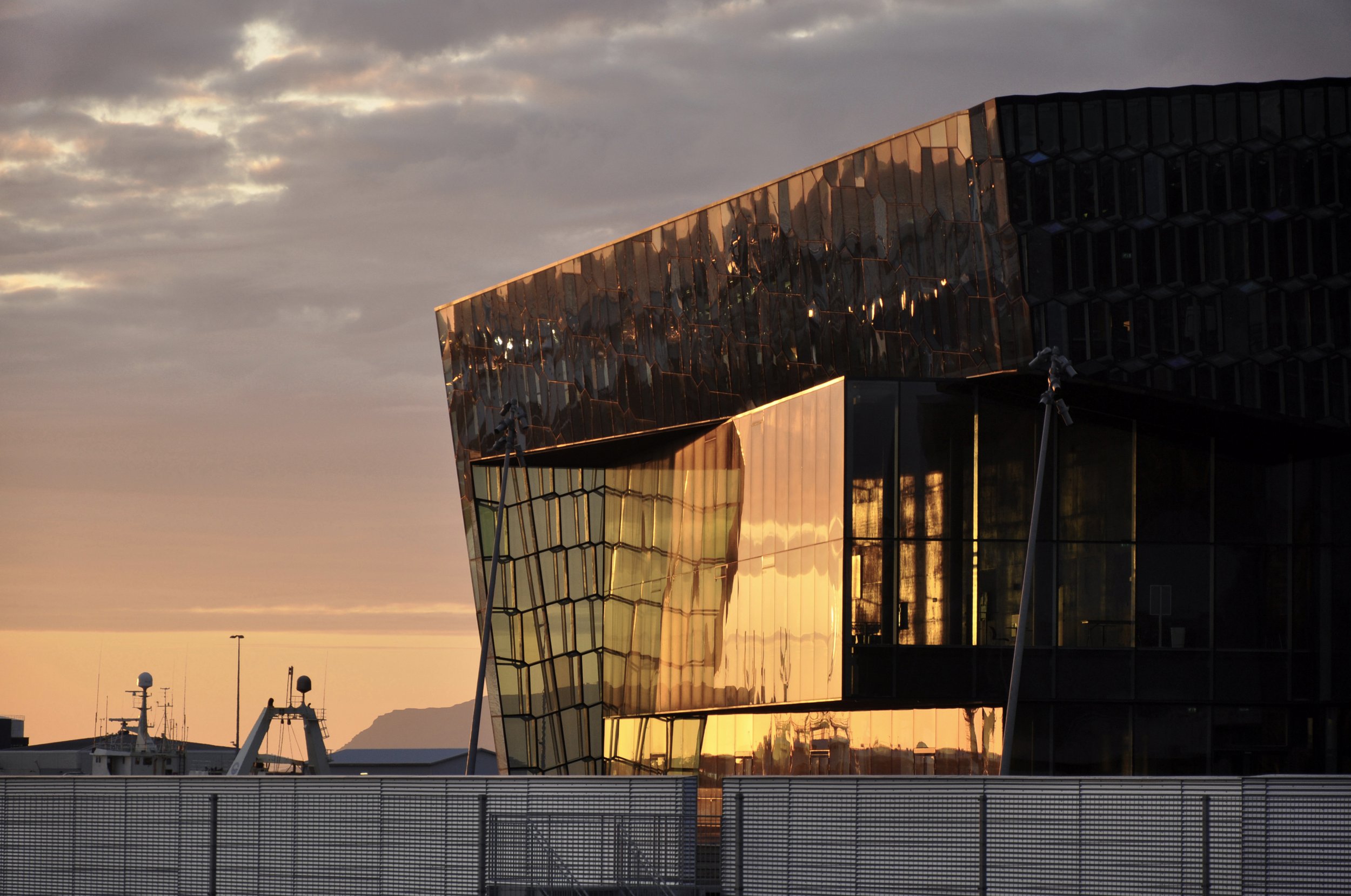 Harpa Concert Hall, Henning Larsen Architects. Reykjavik, Iceland. 2012.
