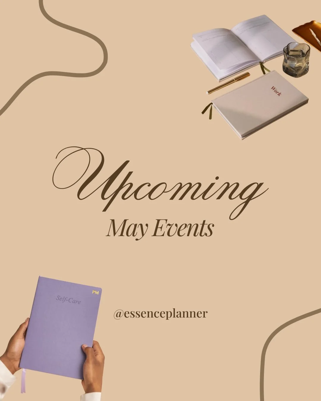 upcoming may events 🤎 we&rsquo;re popping up in TWO new cities this month 🥹✨

can&rsquo;t wait to meet yall irl! see you soon ny and sf 💫

#stationery #journals #planners