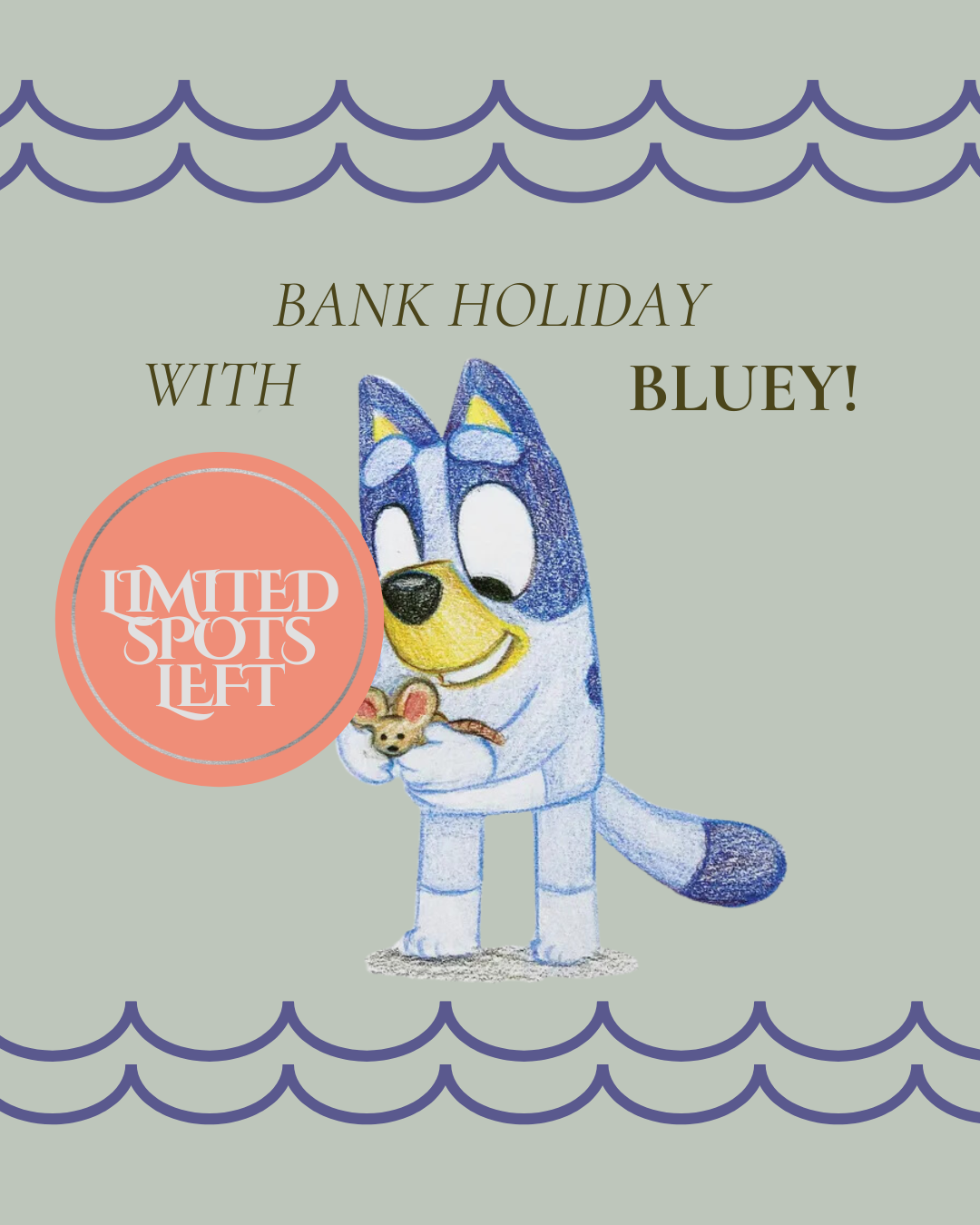 Bank holiday with BLUEY!